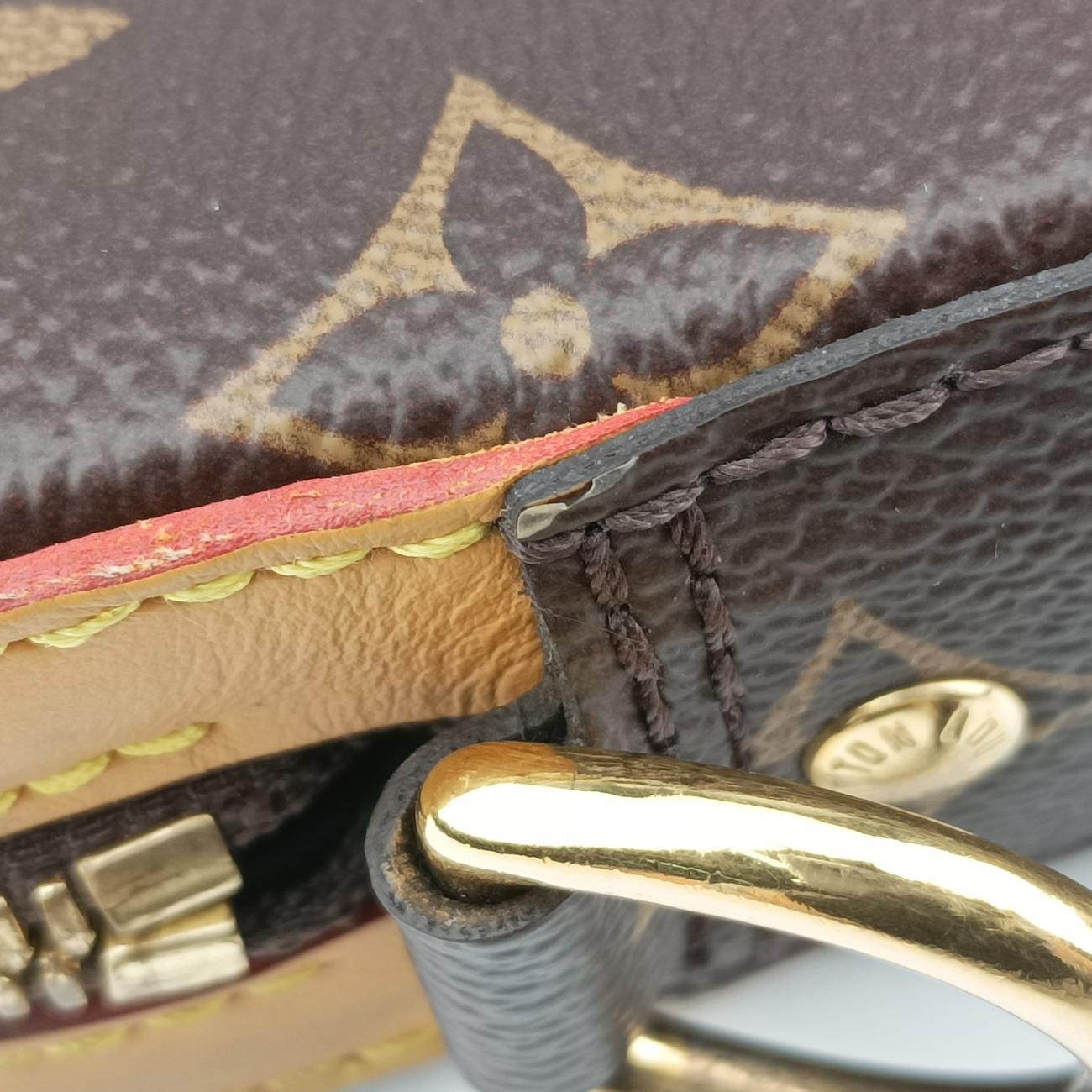 Secondhand Louis Vuitton Trio Messenger brown Monogram Stripe M45965 shoulderbag | stylenewstar