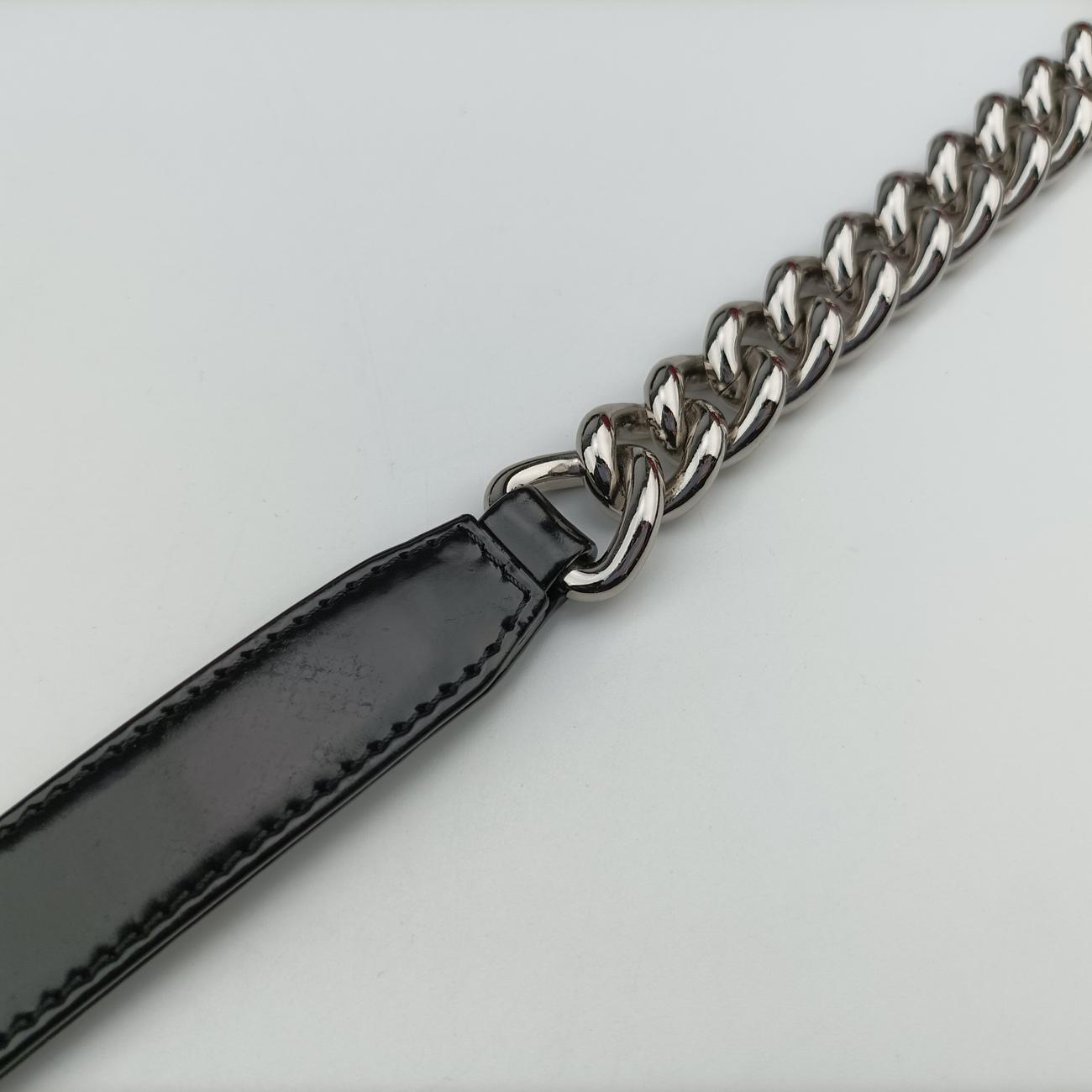 Pre-owned Chanel BOY CHANEL Black Patent A67018 shoulderbag | stylenewstar