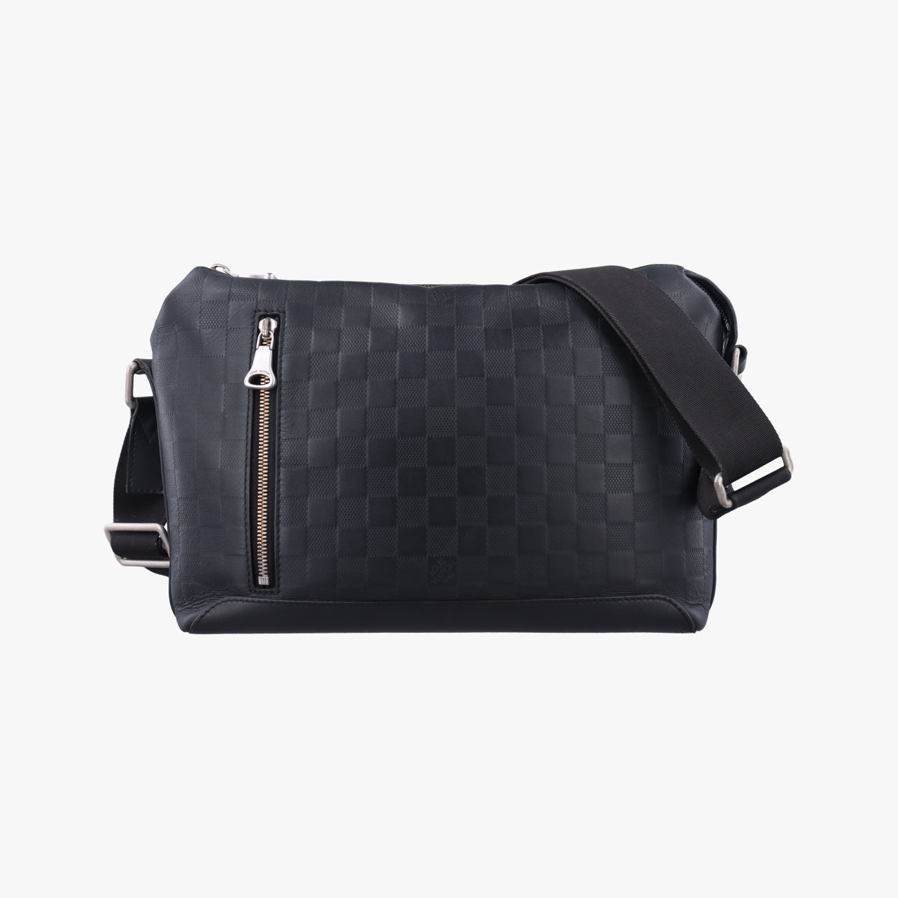 Pre-owned Louis Vuitton Discovery Messenger PM Onyx Damier Infini Leather N42415 shoulderbag | stylenewstar