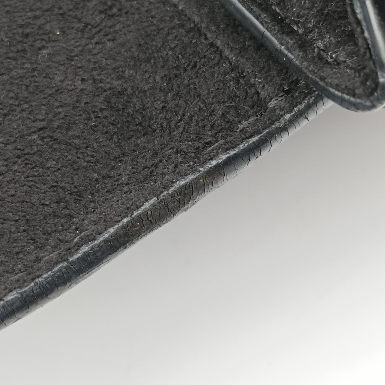 Secondhand Louis Vuitton One-handle Flap MM　　 brown×black Monogram Canvas×calf leather M43125 shoulderbag | stylenewstar