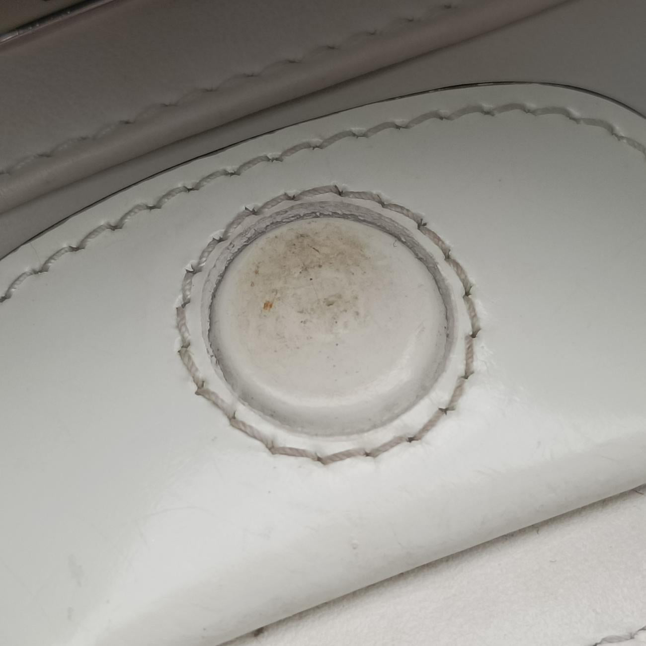 Pre-owned Prada Cleo White Brushed leather  shoulderbag | stylenewstar