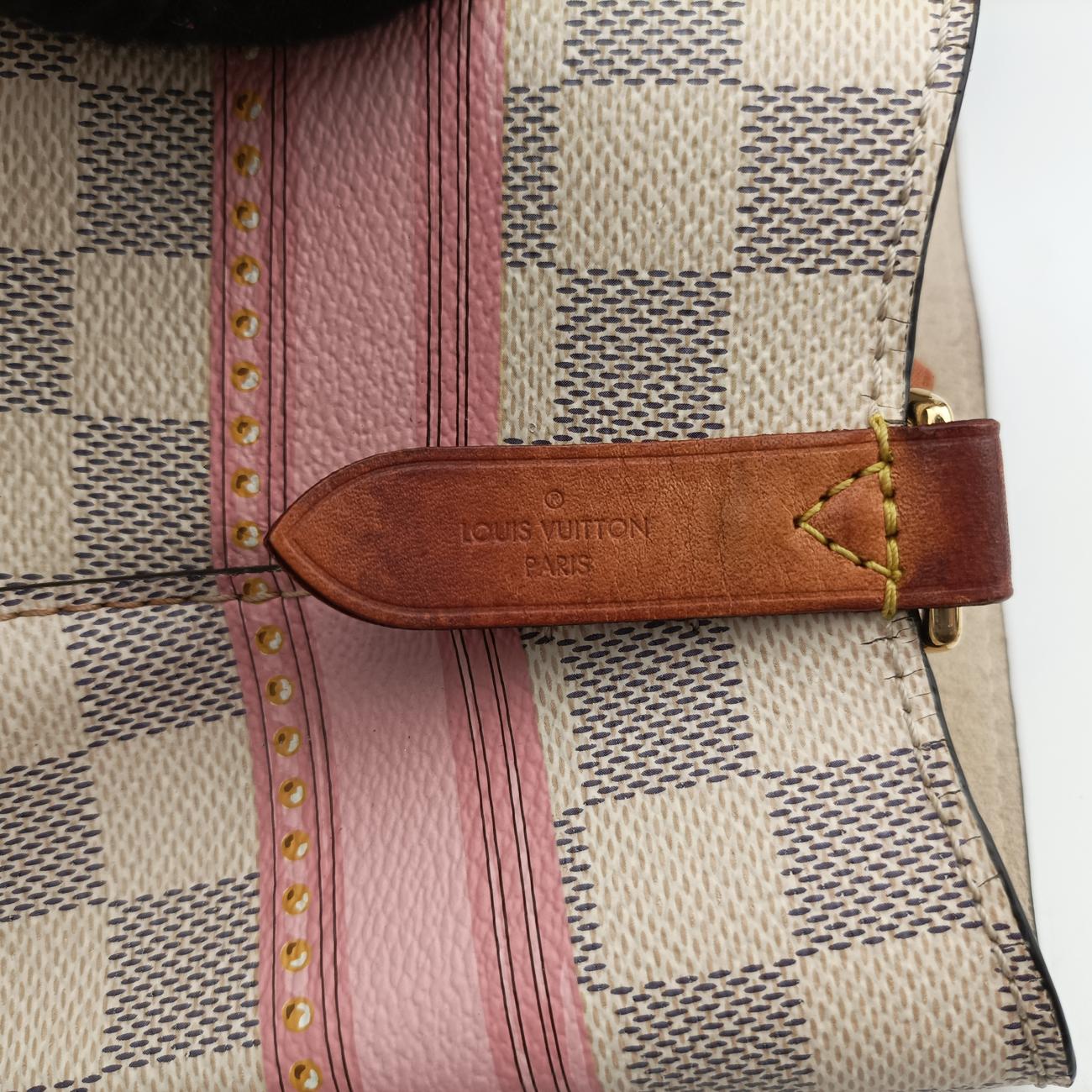 Pre-owned Louis Vuitton NéONOé Summer Trunk Azur×multicolor Damier Canvas N41066 shoulderbag | stylenewstar