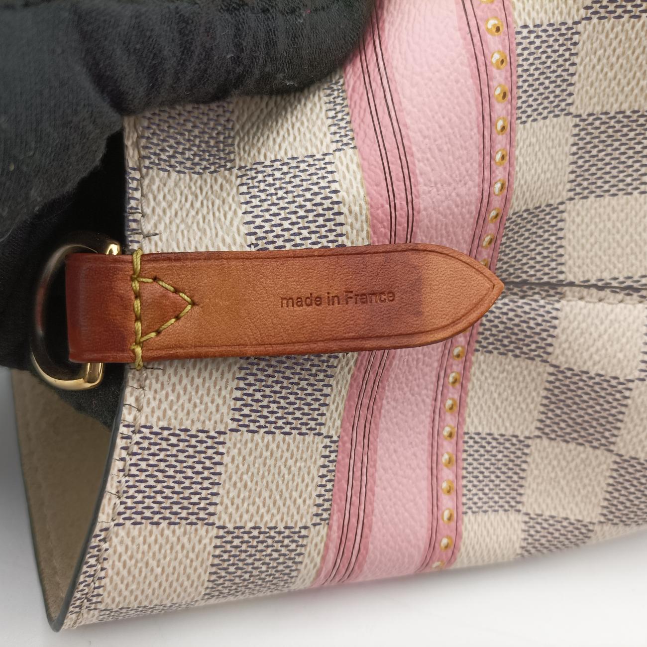 Pre-owned Louis Vuitton NéONOé Summer Trunk Azur×multicolor Damier Canvas N41066 shoulderbag | stylenewstar