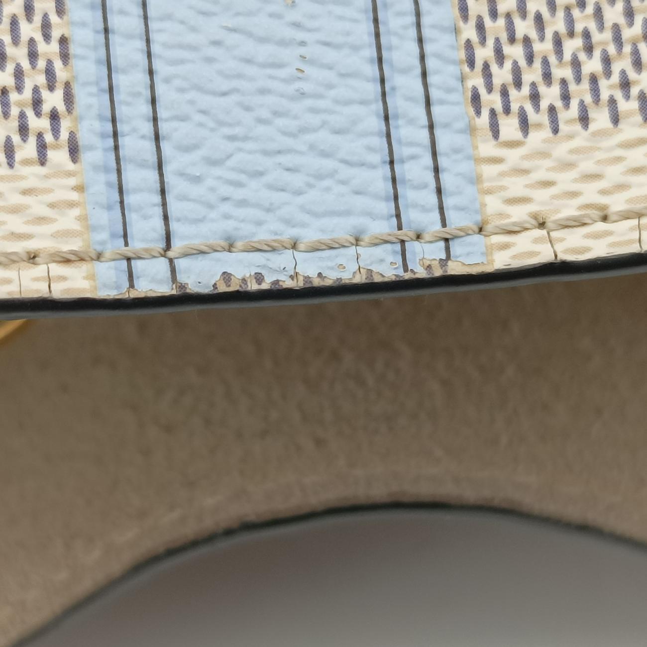 Pre-owned Louis Vuitton NéONOé Summer Trunk Azur×multicolor Damier Canvas N41066 shoulderbag | stylenewstar