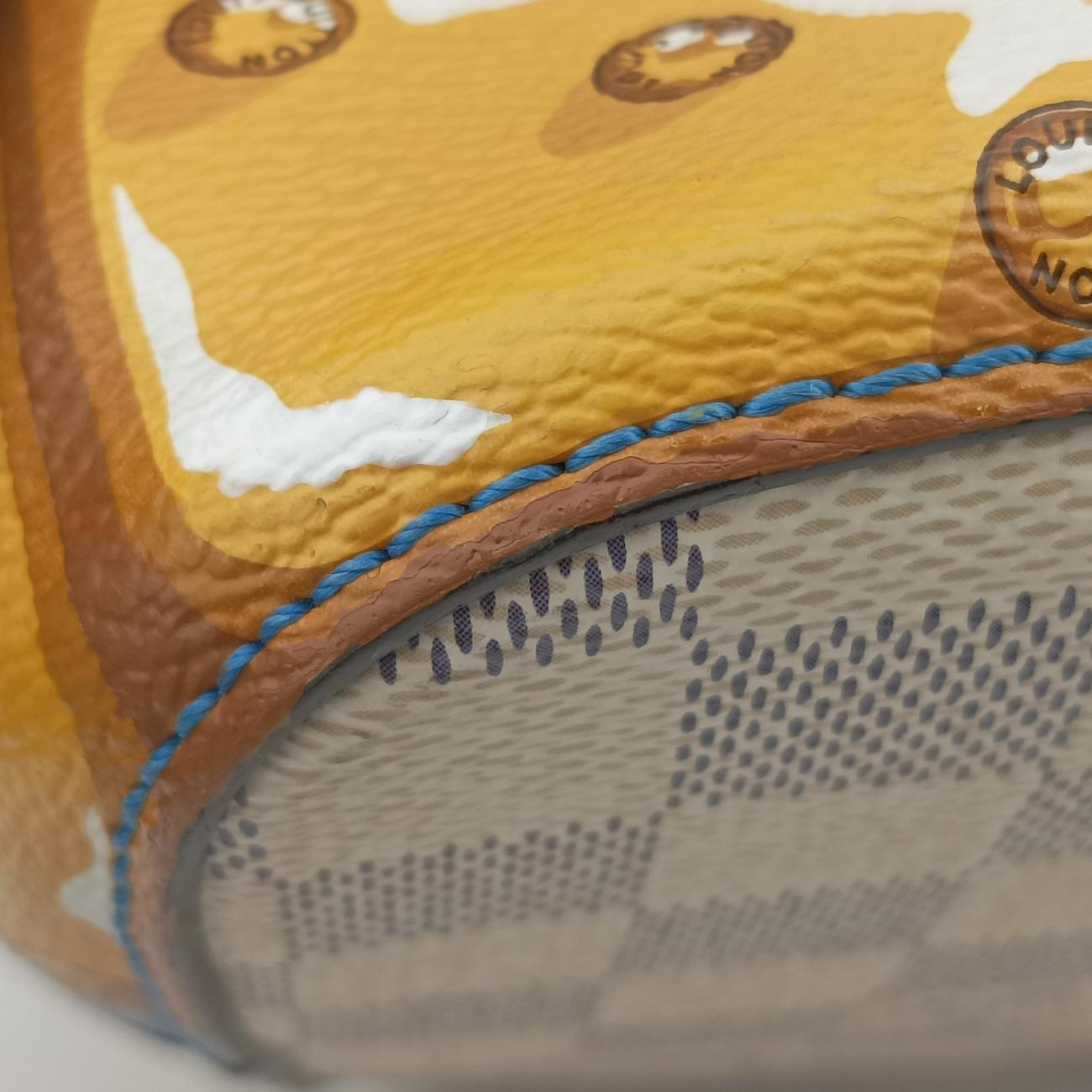 Pre-owned Louis Vuitton NéONOé Summer Trunk Azur×multicolor Damier Canvas N41066 shoulderbag | stylenewstar