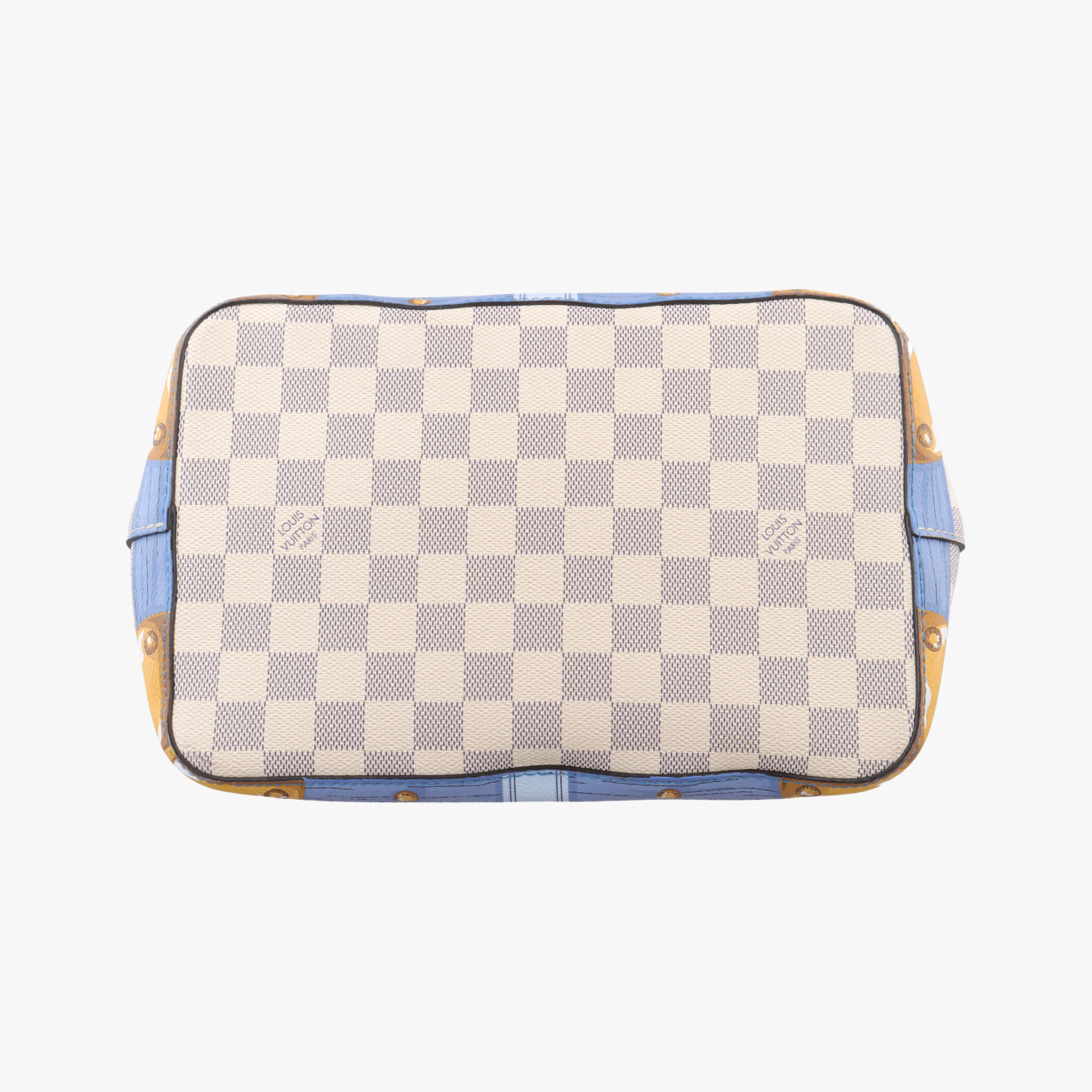 Pre-owned Louis Vuitton NéONOé Summer Trunk Azur×multicolor Damier Canvas N41066 shoulderbag | stylenewstar