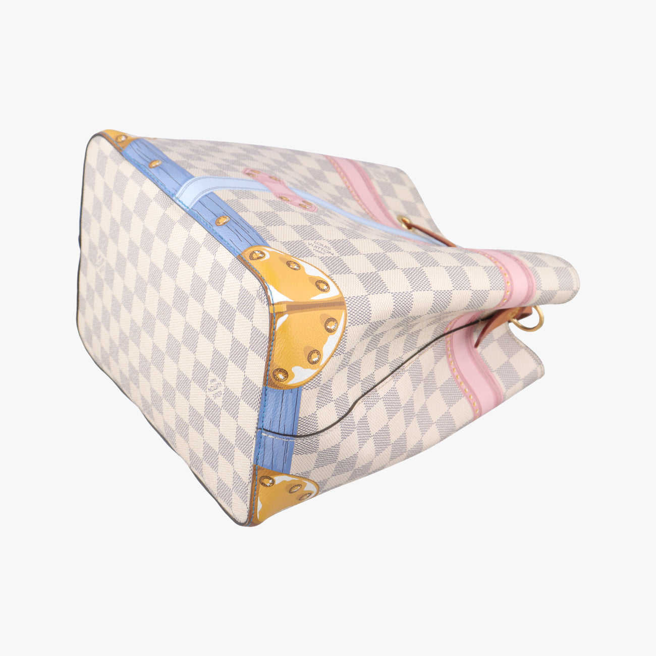 Pre-owned Louis Vuitton NéONOé Summer Trunk Azur×multicolor Damier Canvas N41066 shoulderbag | stylenewstar