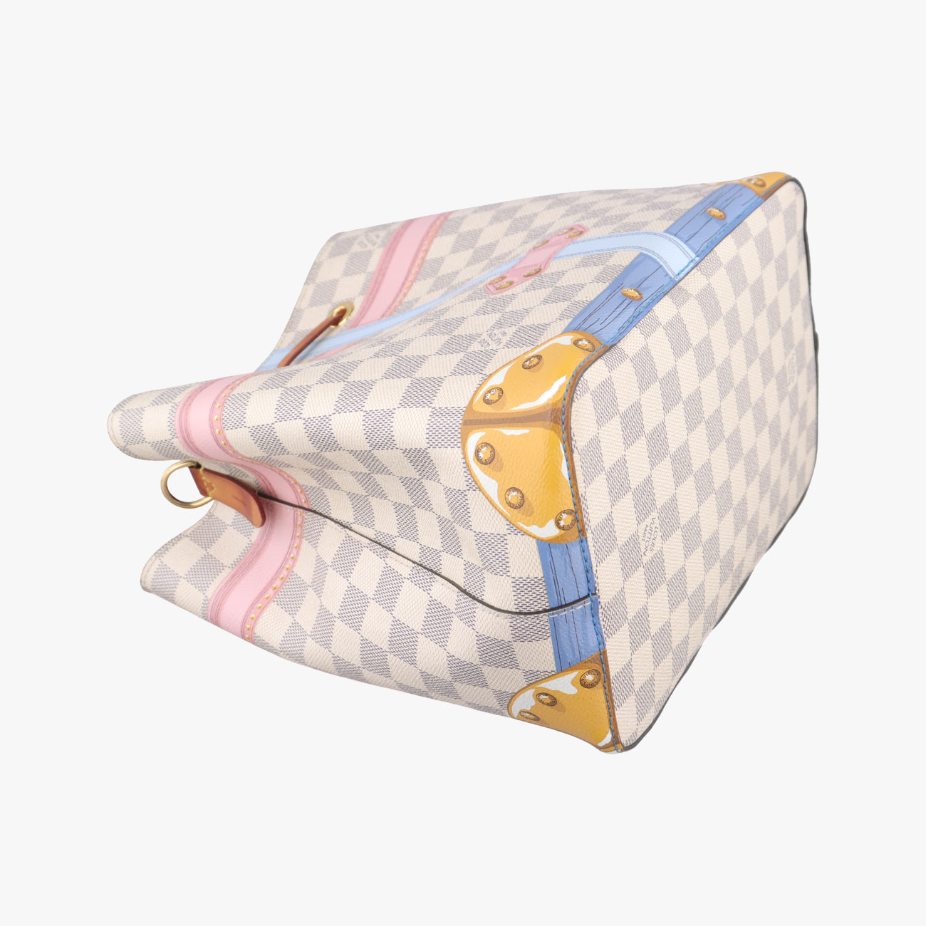 Pre-owned Louis Vuitton NéONOé Summer Trunk Azur×multicolor Damier Canvas N41066 shoulderbag | stylenewstar