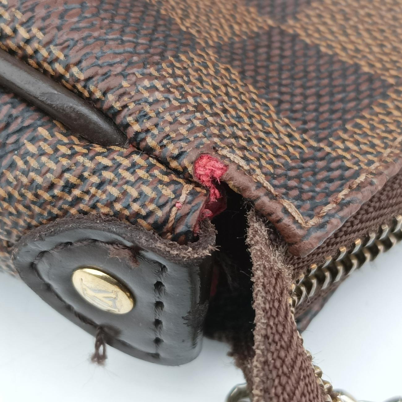 Pre-owned Louis Vuitton Eva Ebene Damier canvas N55213 shoulderbag | stylenewstar