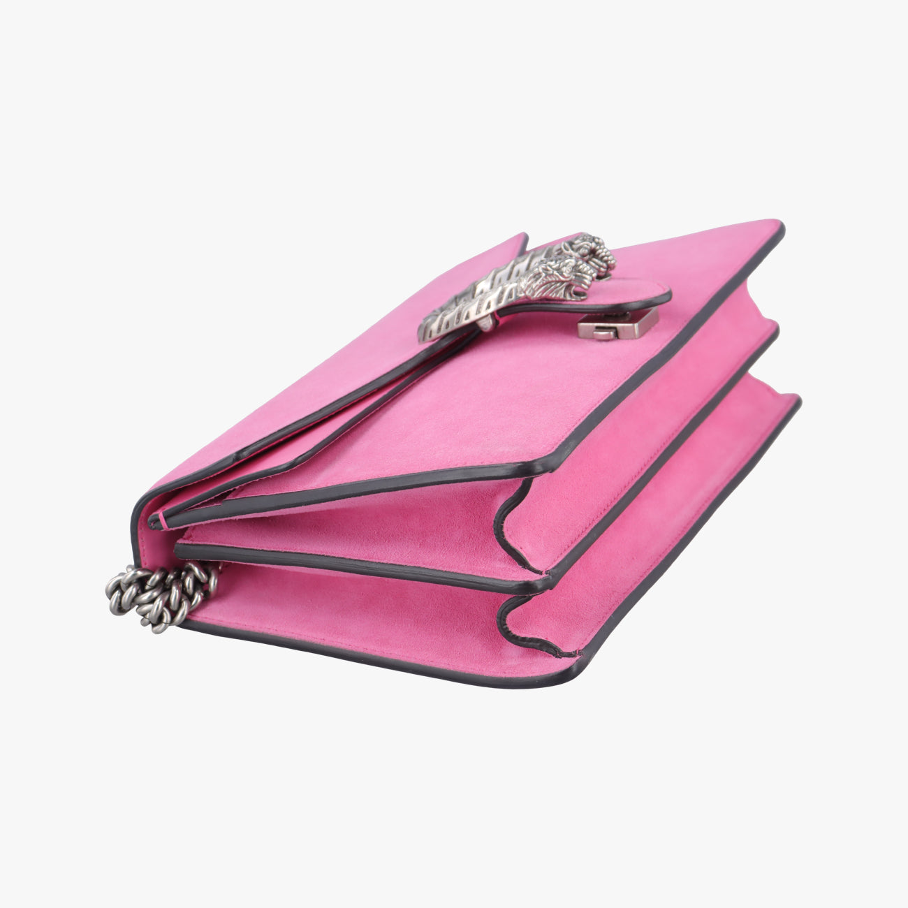 Pre-owned Gucci Dionysus Pink Suede 400249 shoulderbag | stylenewstar