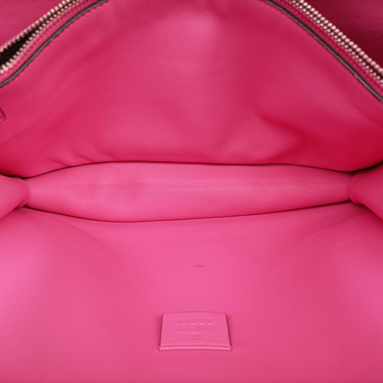 Pre-owned Gucci Dionysus Pink Suede 400249 shoulderbag | stylenewstar