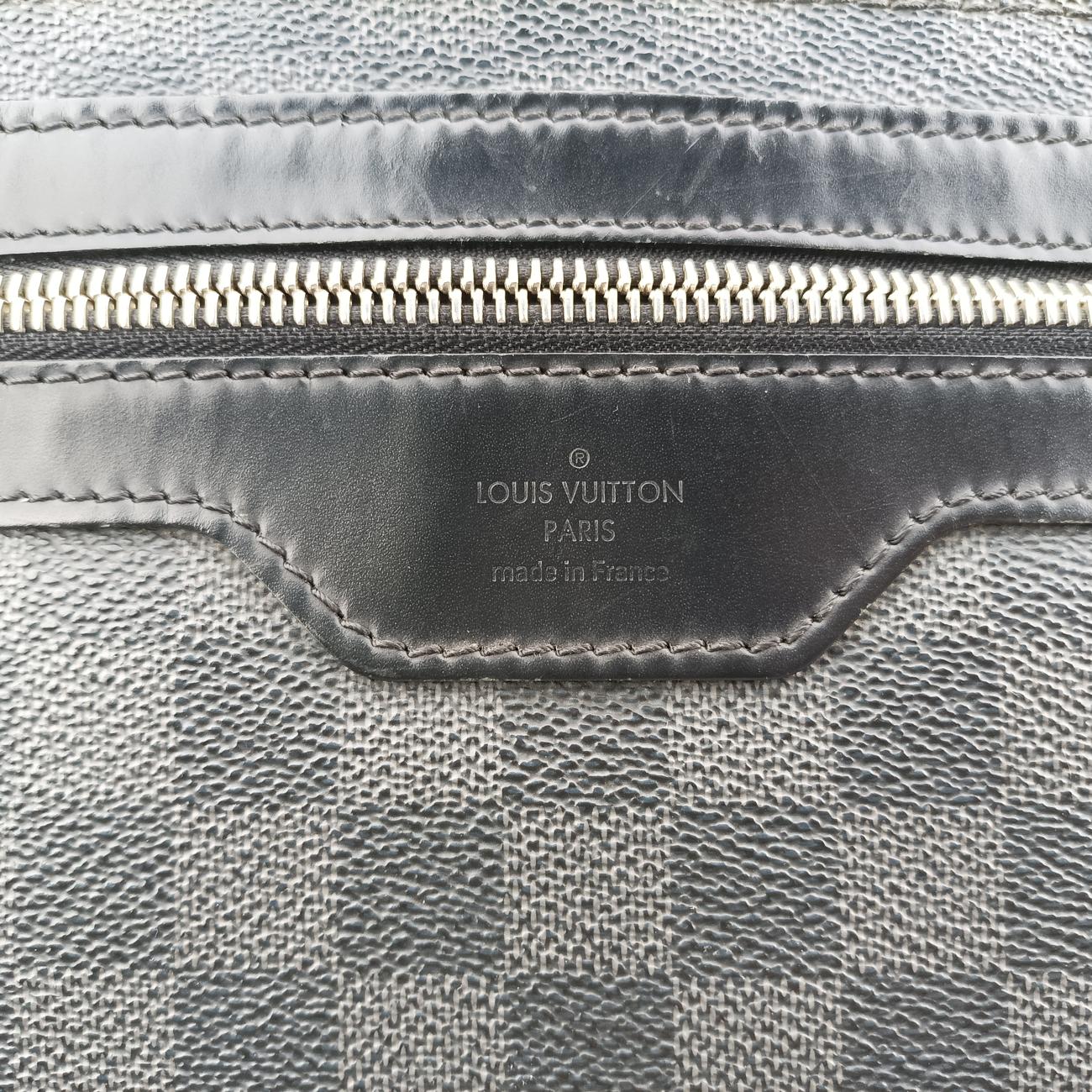 Pre-owned Louis Vuitton DANIEL MM Noir Damier Graphite N58029 shoulderbag | stylenewstar