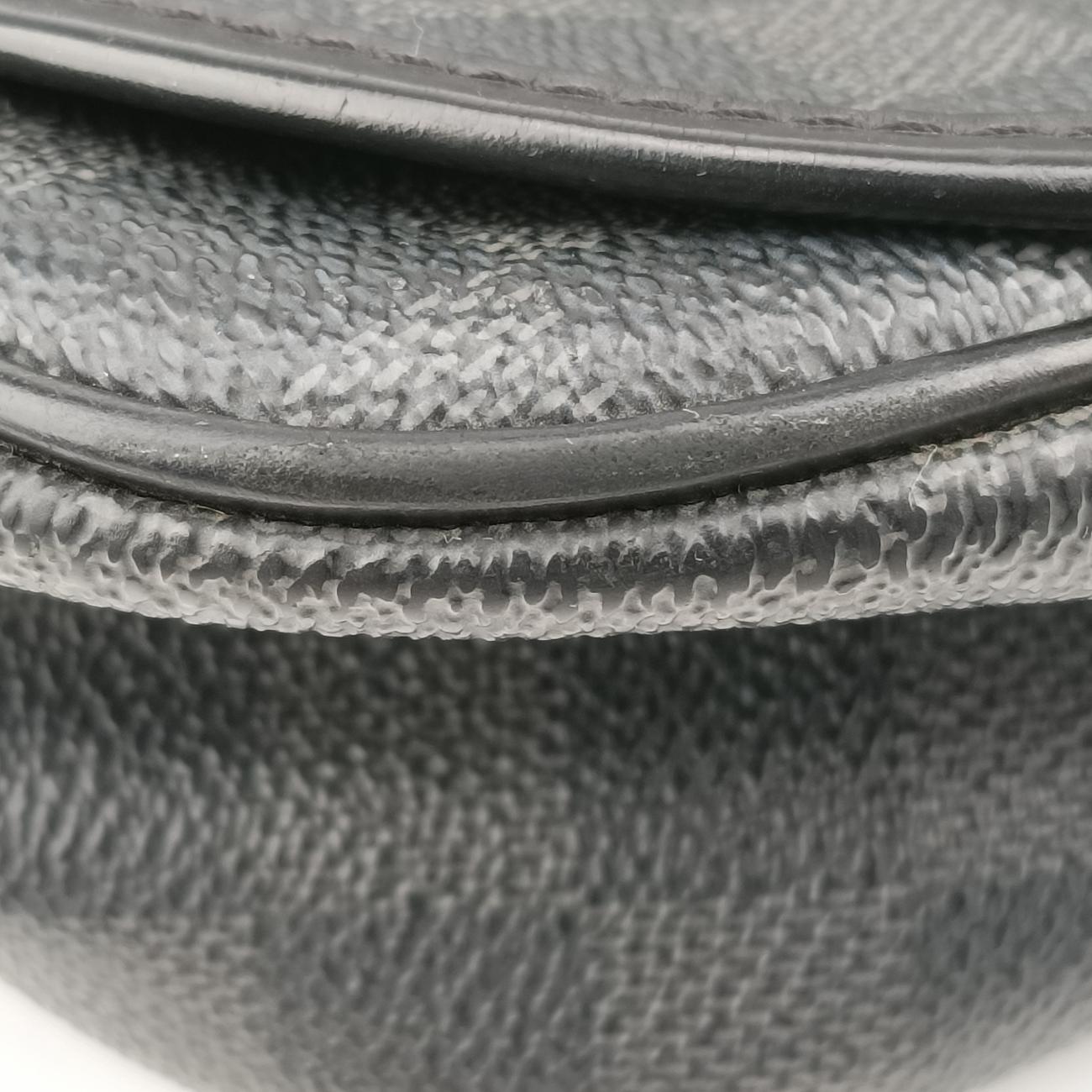 Pre-owned Louis Vuitton DANIEL MM Noir Damier Graphite N58029 shoulderbag | stylenewstar