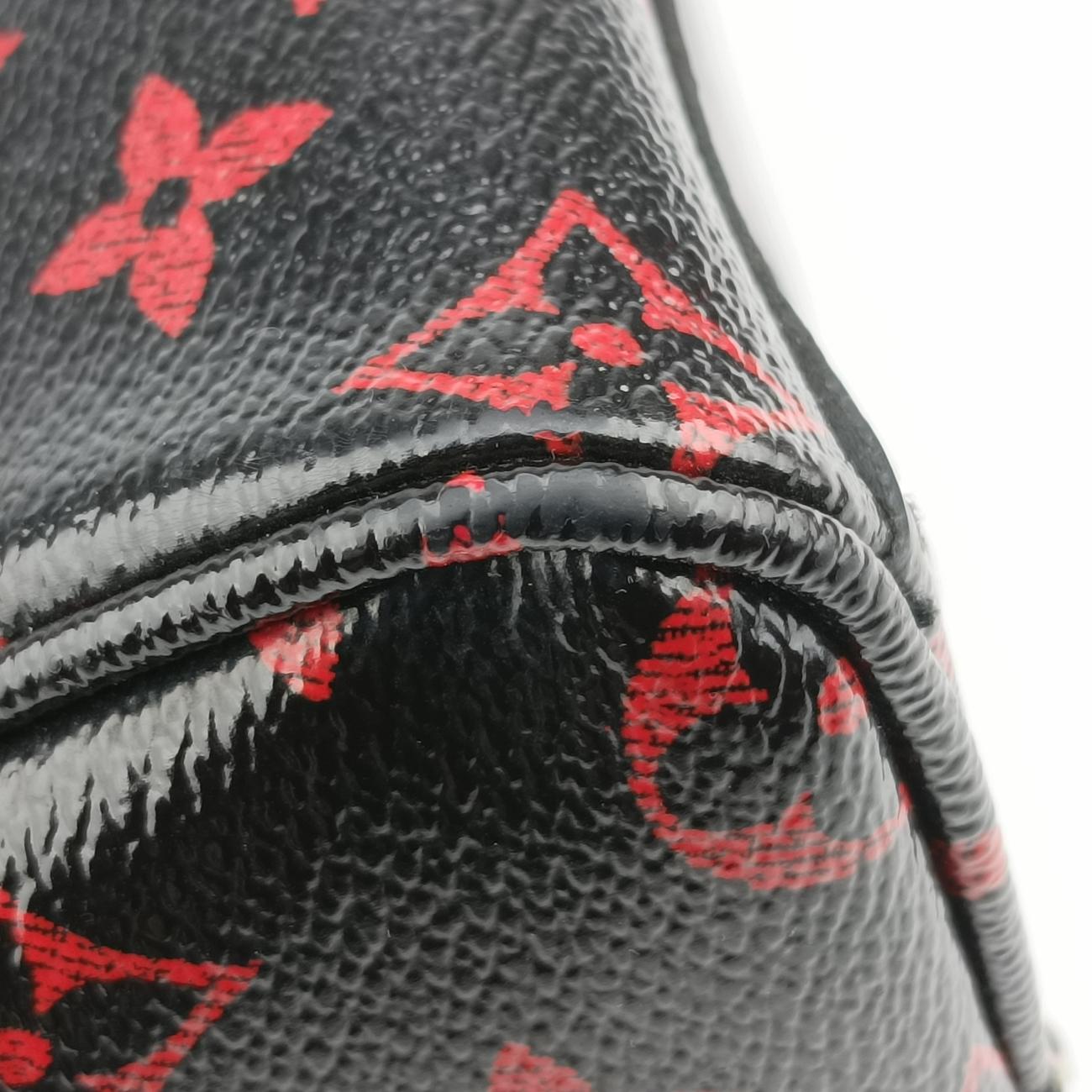 Pre-owned Louis Vuitton Dora Soft BB Rouge x Noir Damier Canvas M50217 shoulderbag | stylenewstar