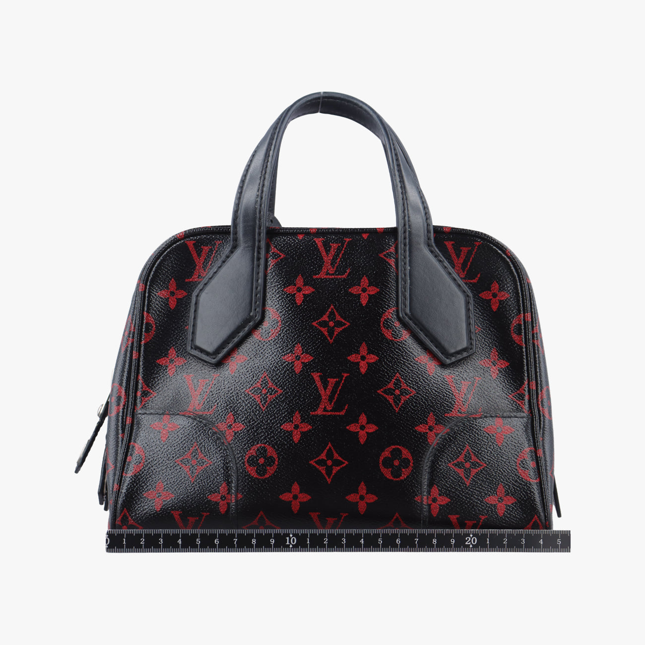 Pre-owned Louis Vuitton Dora Soft BB Rouge x Noir Damier Canvas M50217 shoulderbag | stylenewstar