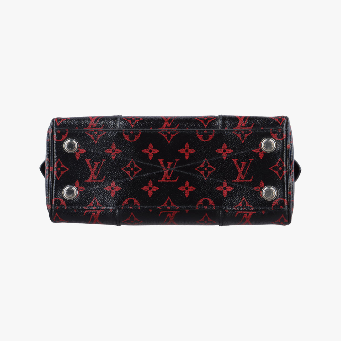 Pre-owned Louis Vuitton Dora Soft BB Rouge x Noir Damier Canvas M50217 shoulderbag | stylenewstar