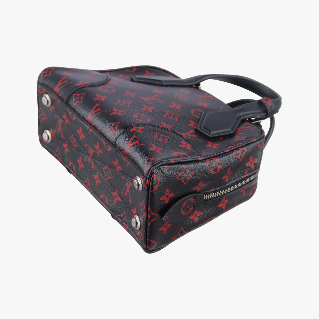 Pre-owned Louis Vuitton Dora Soft BB Rouge x Noir Damier Canvas M50217 shoulderbag | stylenewstar