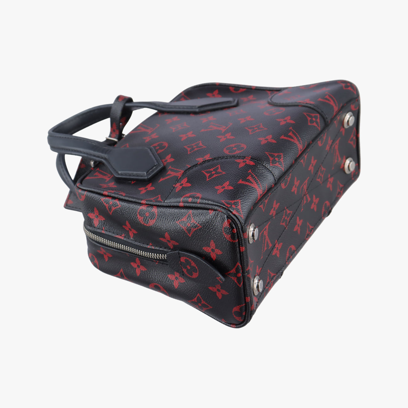 Pre-owned Louis Vuitton Dora Soft BB Rouge x Noir Damier Canvas M50217 shoulderbag | stylenewstar