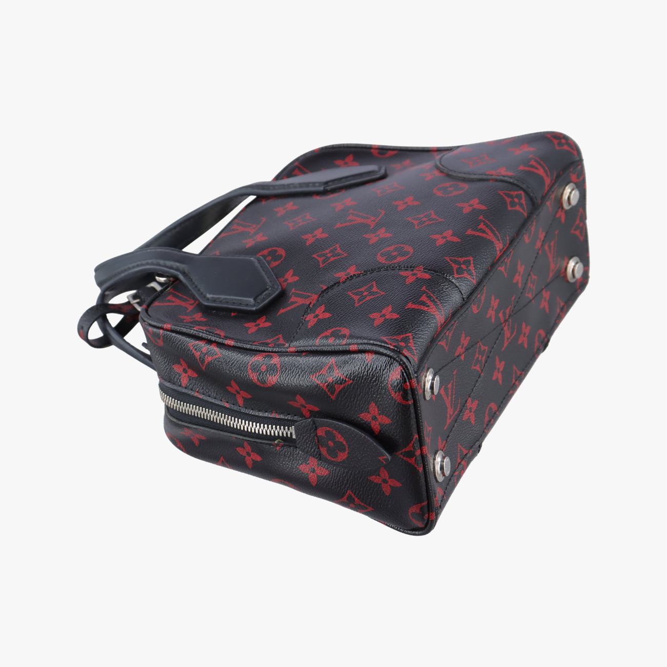 Pre-owned Louis Vuitton Dora Soft BB Rouge x Noir Damier Canvas M50217 shoulderbag | stylenewstar