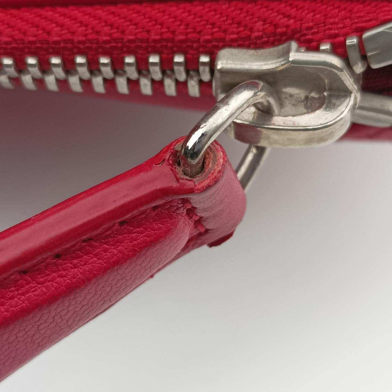 Vintage Christian Dior Granville Red lambskin  shoulderbag | stylenewstar