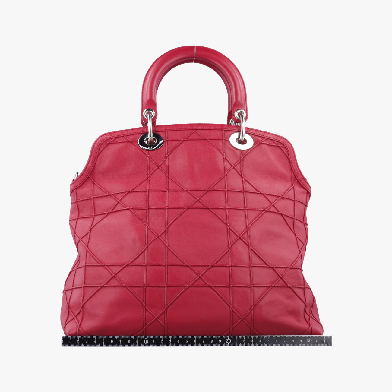 Vintage Christian Dior Granville Red lambskin  shoulderbag | stylenewstar