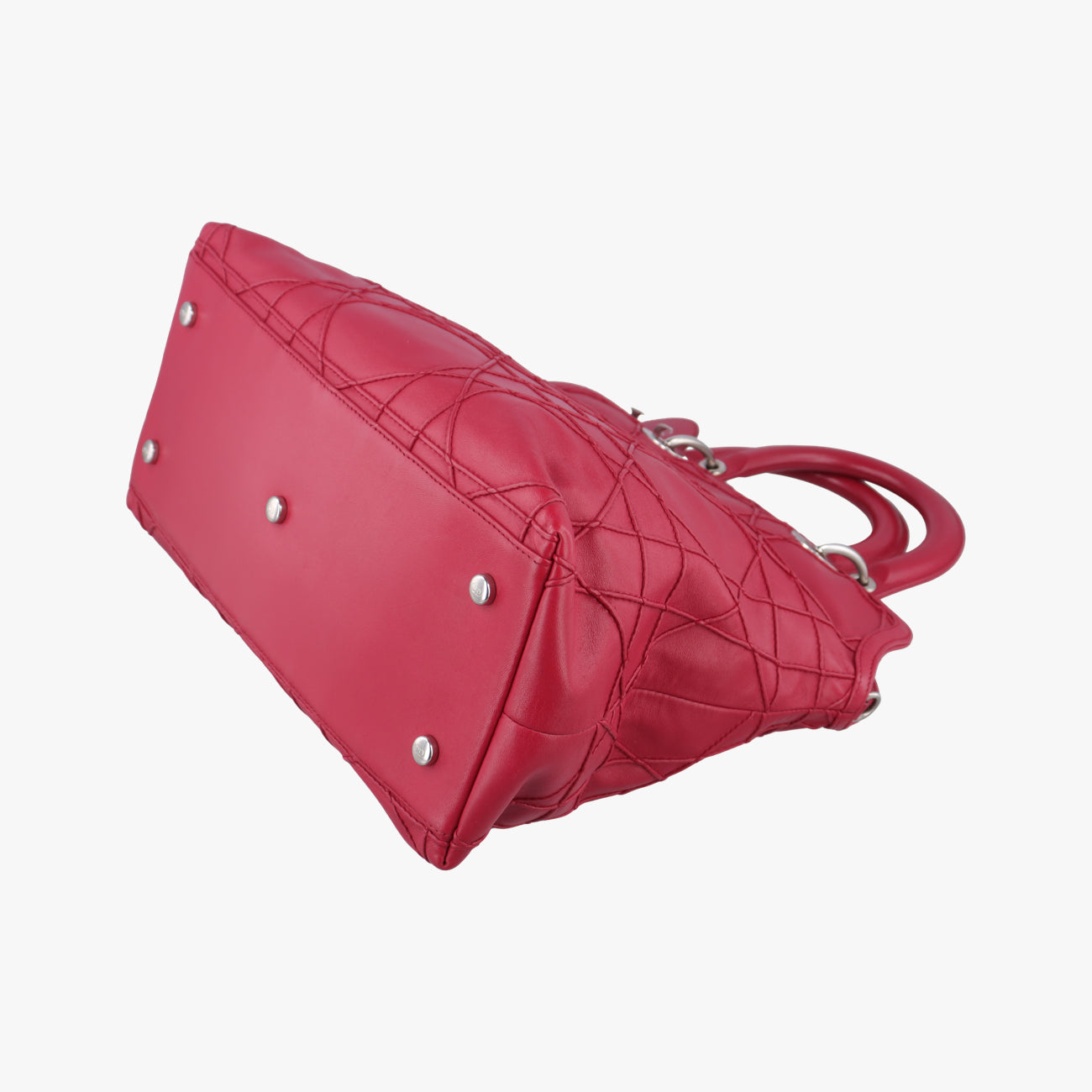 Vintage Christian Dior Granville Red lambskin  shoulderbag | stylenewstar