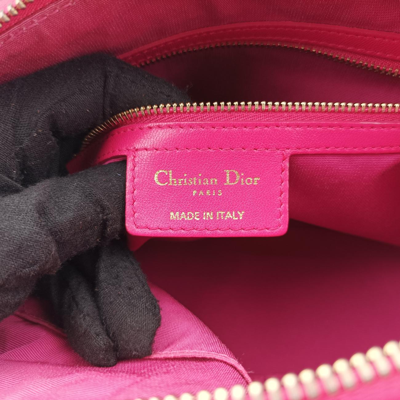 Vintage Christian Dior Granville Rose Red lambskin  shoulderbag | stylenewstar