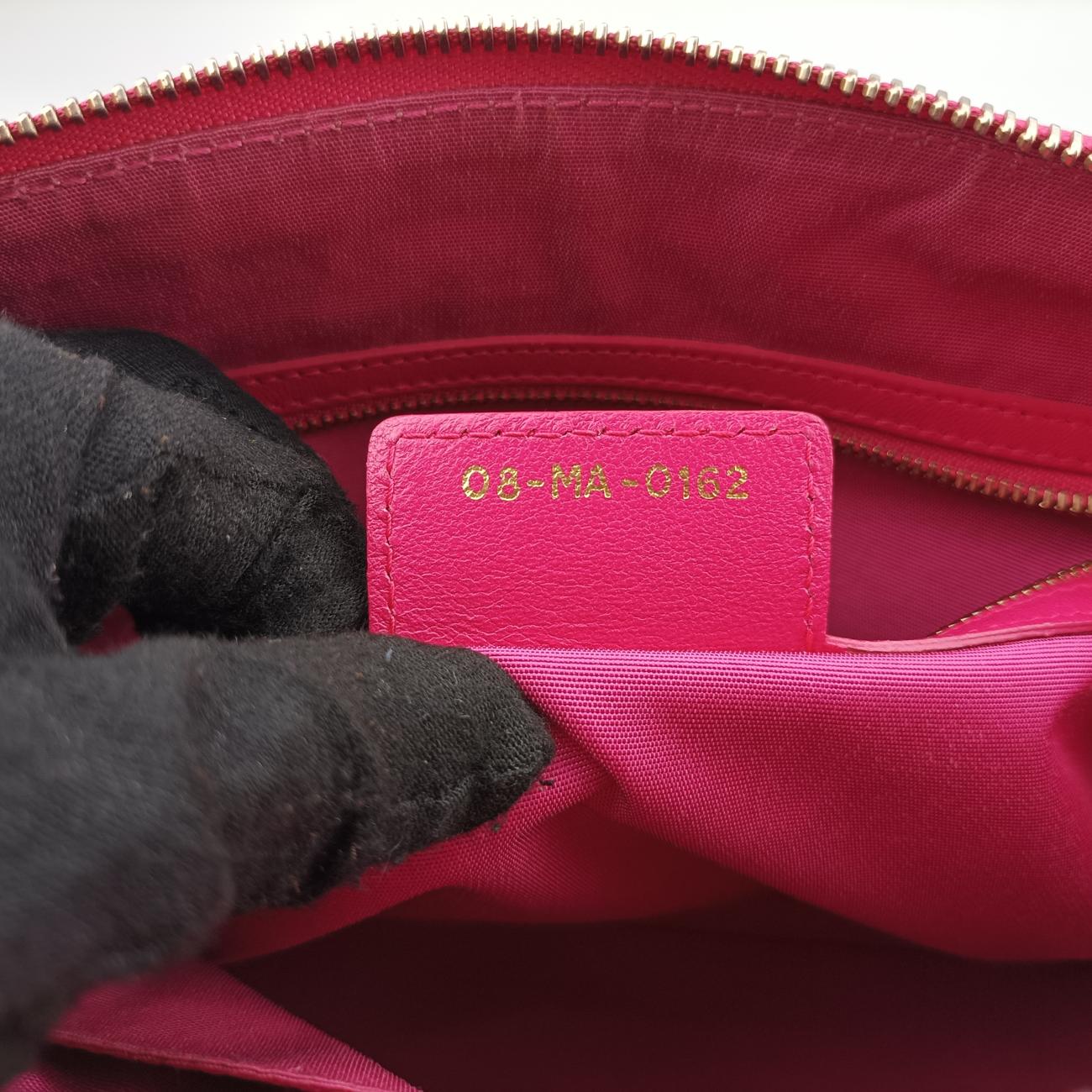 Vintage Christian Dior Granville Rose Red lambskin  shoulderbag | stylenewstar