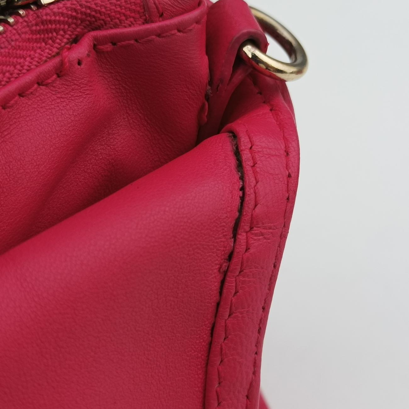 Vintage Christian Dior Granville Rose Red lambskin  shoulderbag | stylenewstar