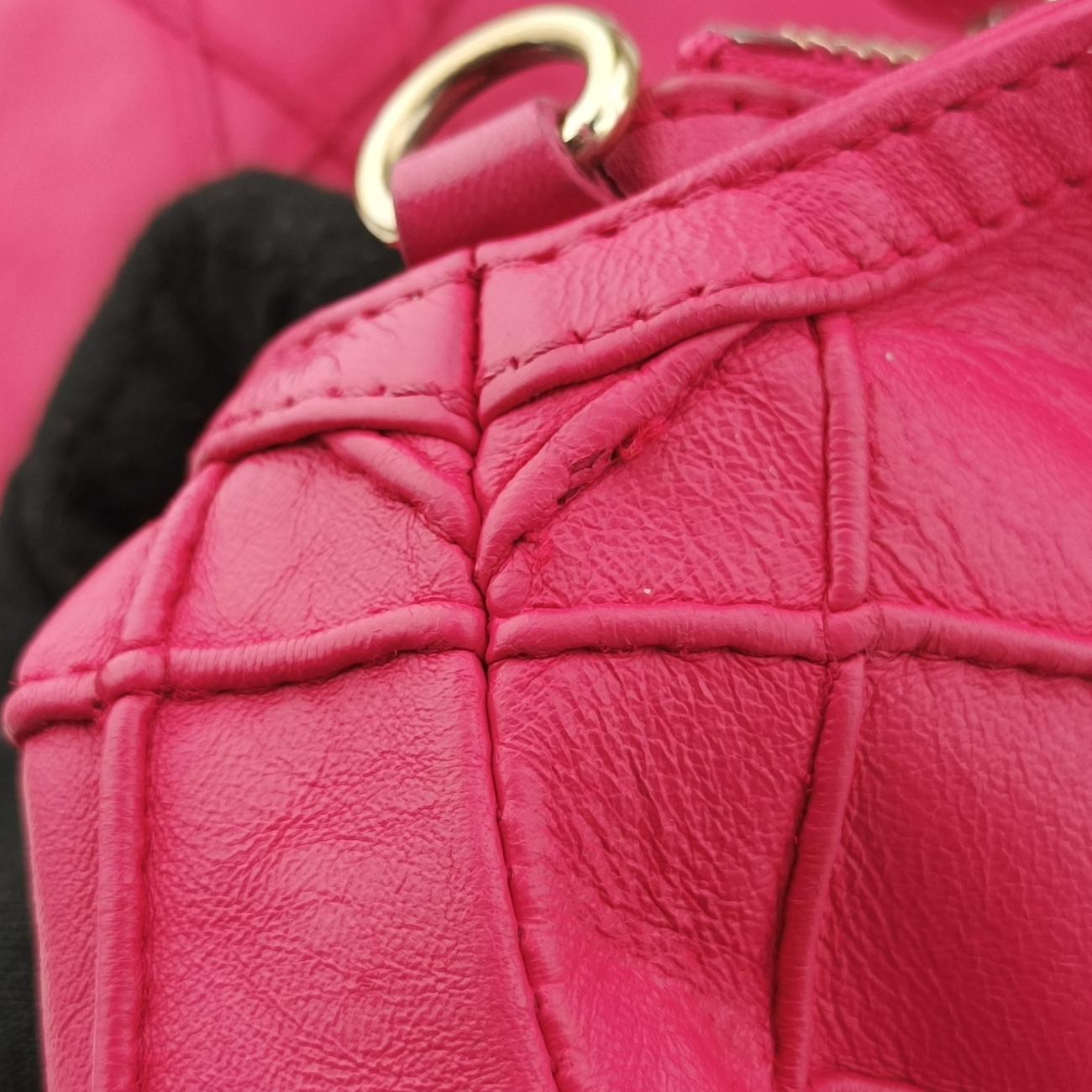 Vintage Christian Dior Granville Rose Red lambskin  shoulderbag | stylenewstar