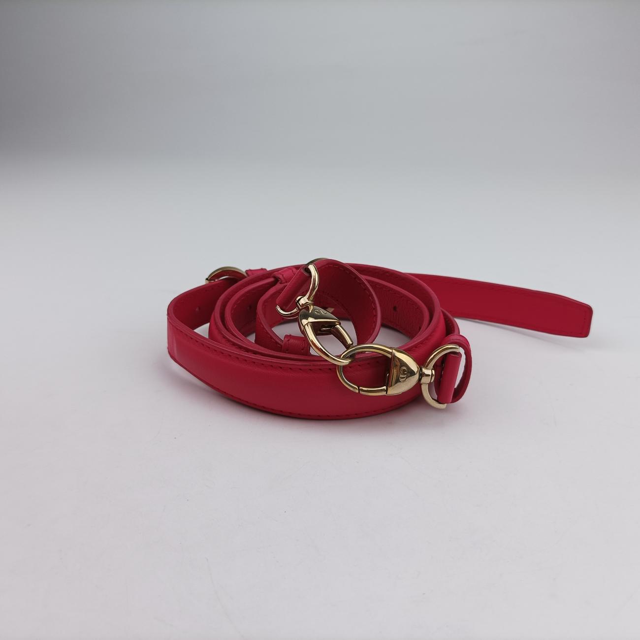 Vintage Christian Dior Granville Rose Red lambskin  shoulderbag | stylenewstar