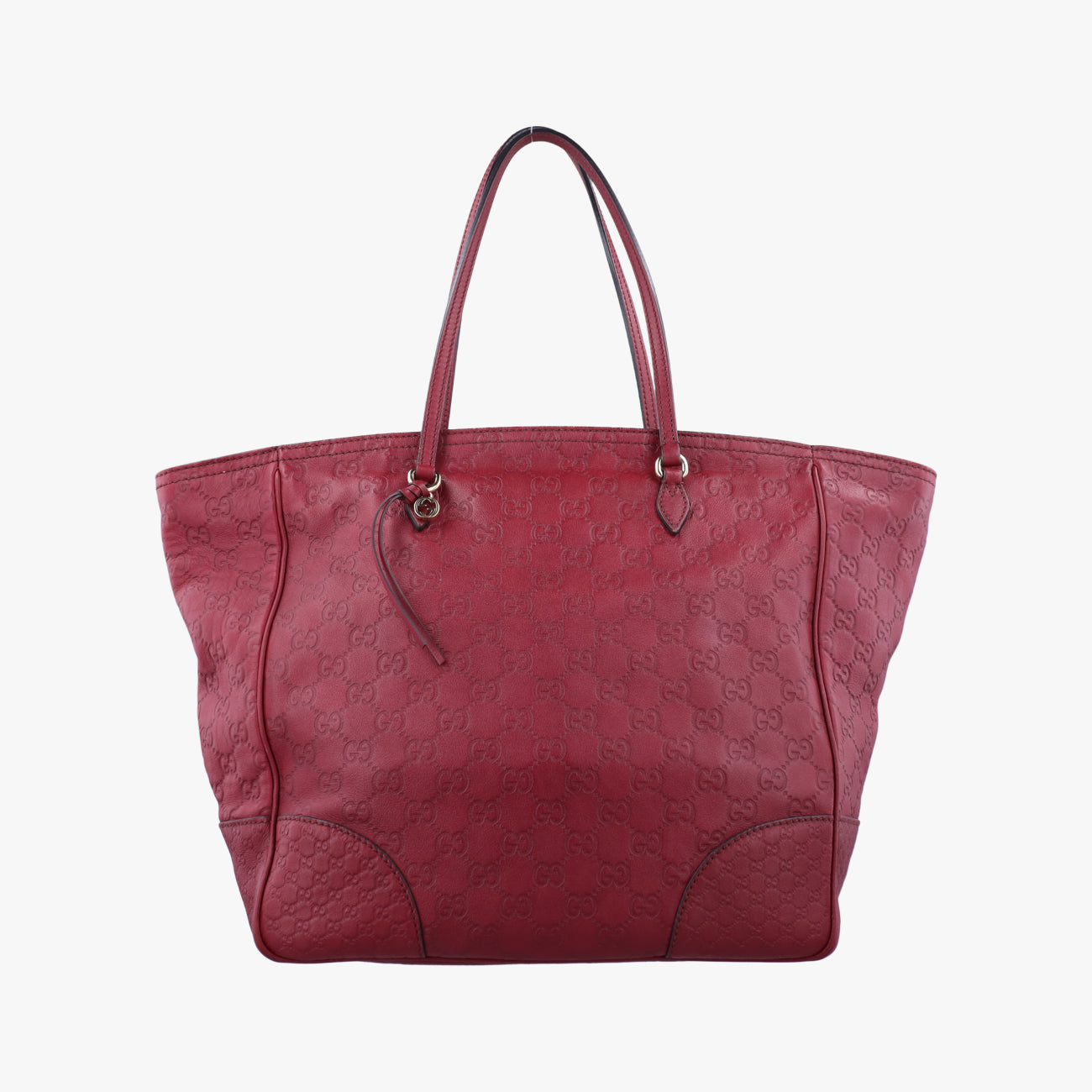 Pre-owned Gucci Bree Red Leather 323671 shoulderbag | stylenewstar