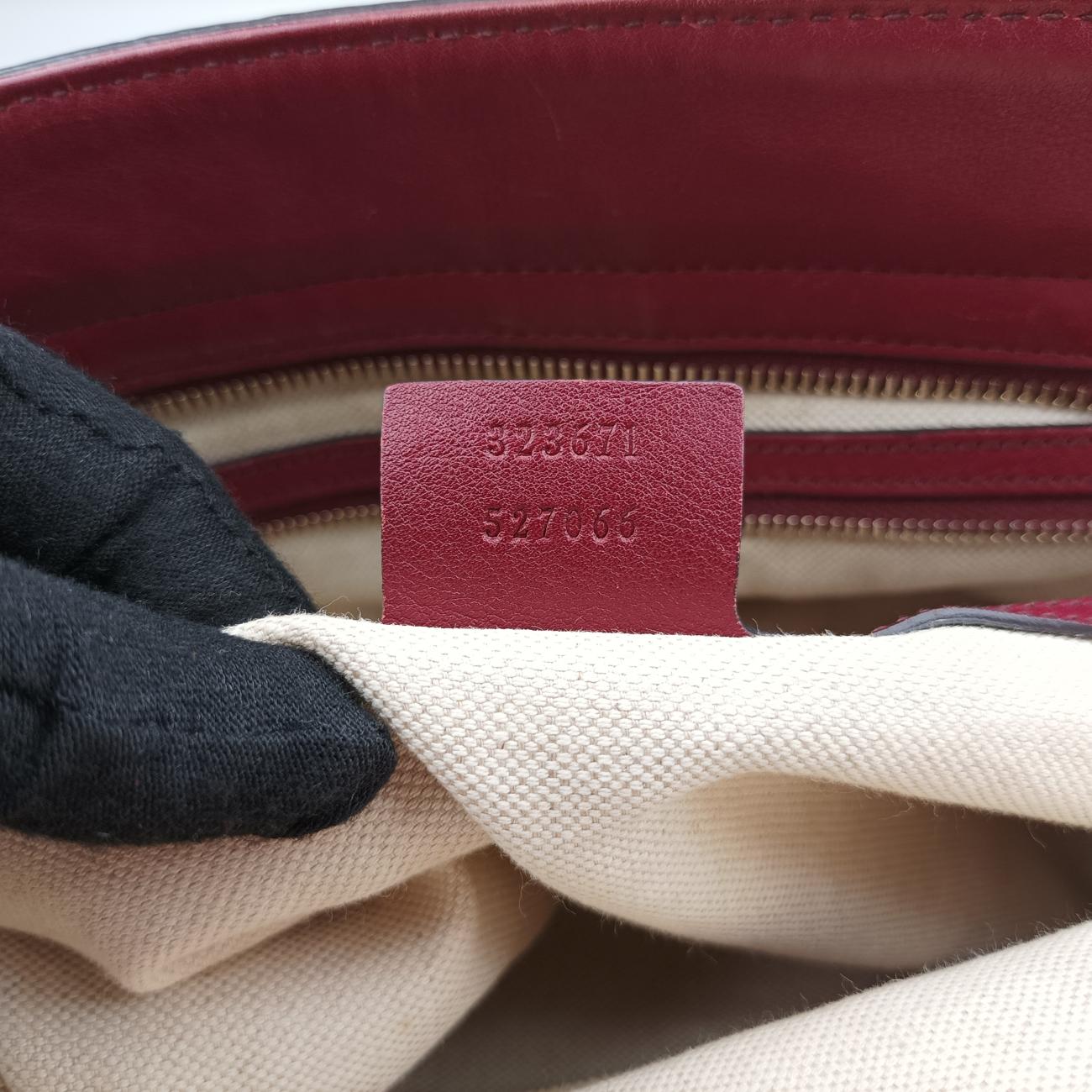 Pre-owned Gucci Bree Red Leather 323671 shoulderbag | stylenewstar