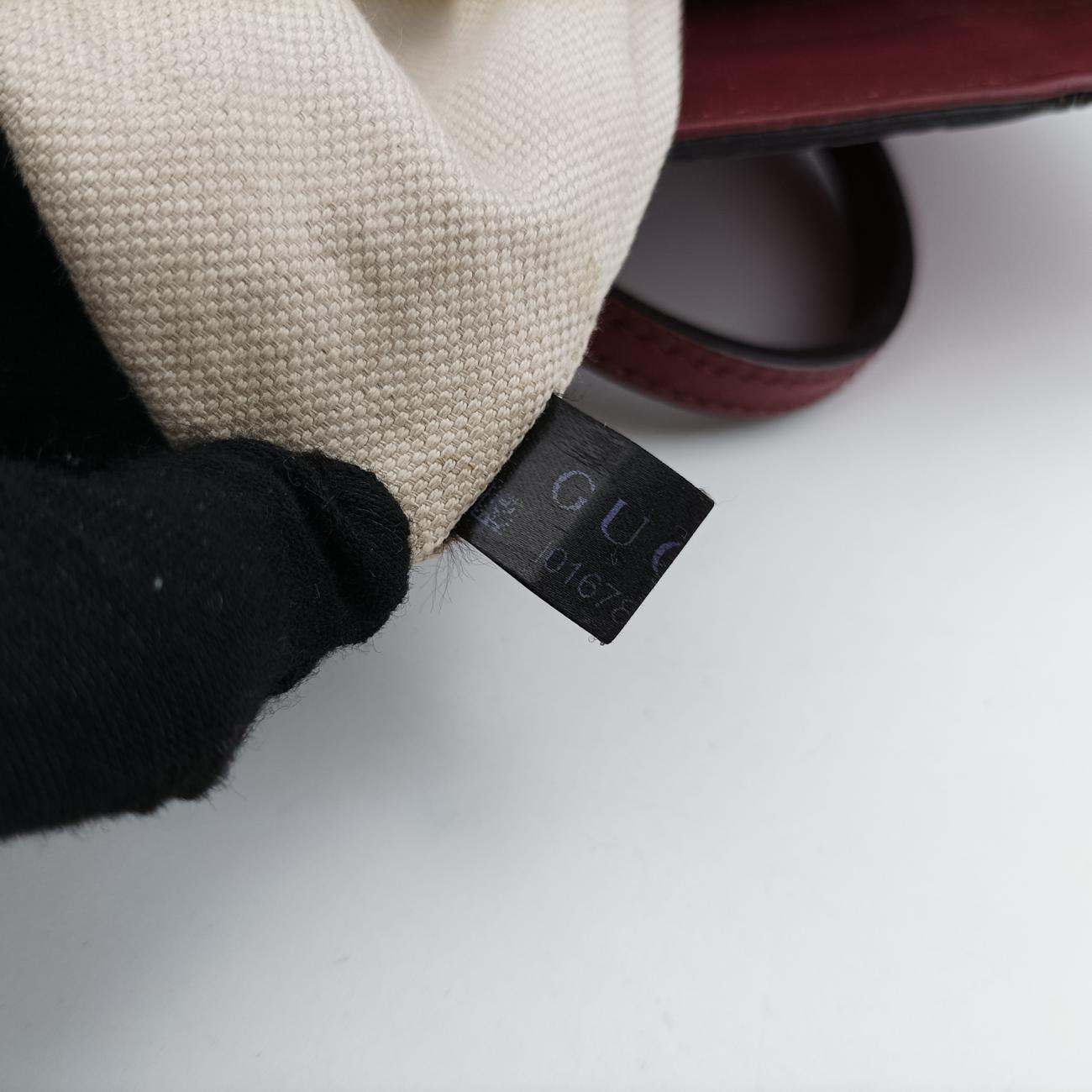 Pre-owned Gucci Bree Red Leather 323671 shoulderbag | stylenewstar