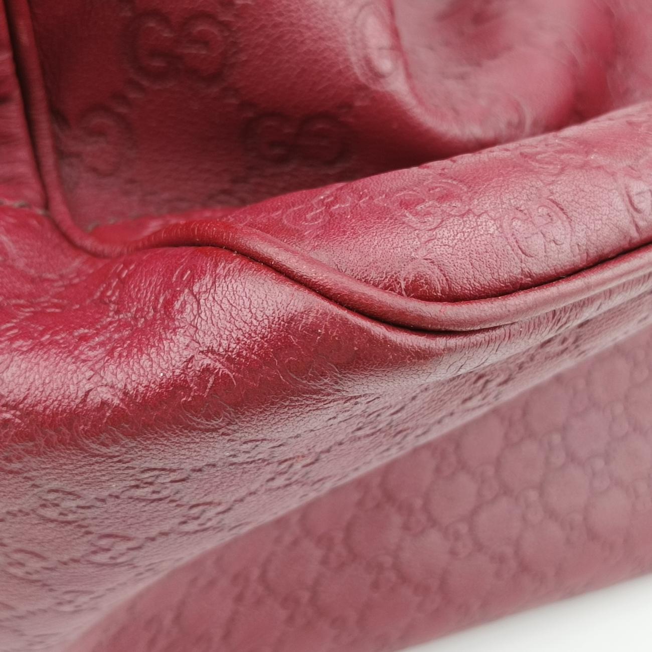 Pre-owned Gucci Bree Red Leather 323671 shoulderbag | stylenewstar