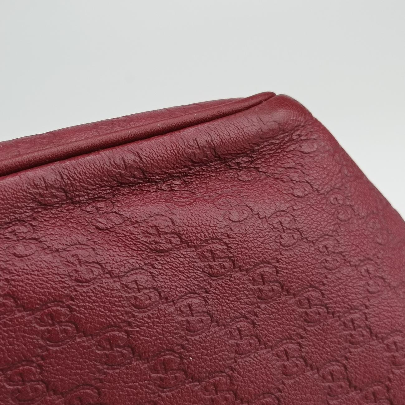 Pre-owned Gucci Bree Red Leather 323671 shoulderbag | stylenewstar