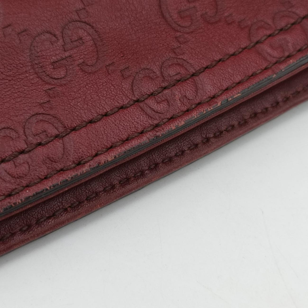 Pre-owned Gucci Bree Red Leather 323671 shoulderbag | stylenewstar