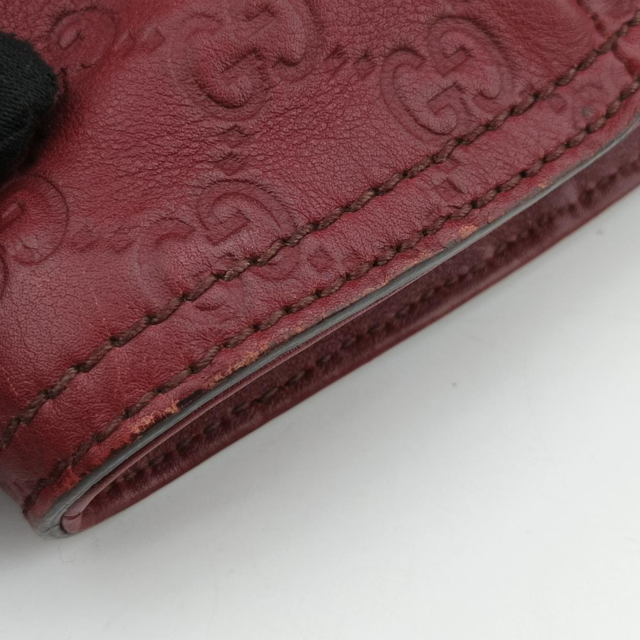 Pre-owned Gucci Bree Red Leather 323671 shoulderbag | stylenewstar