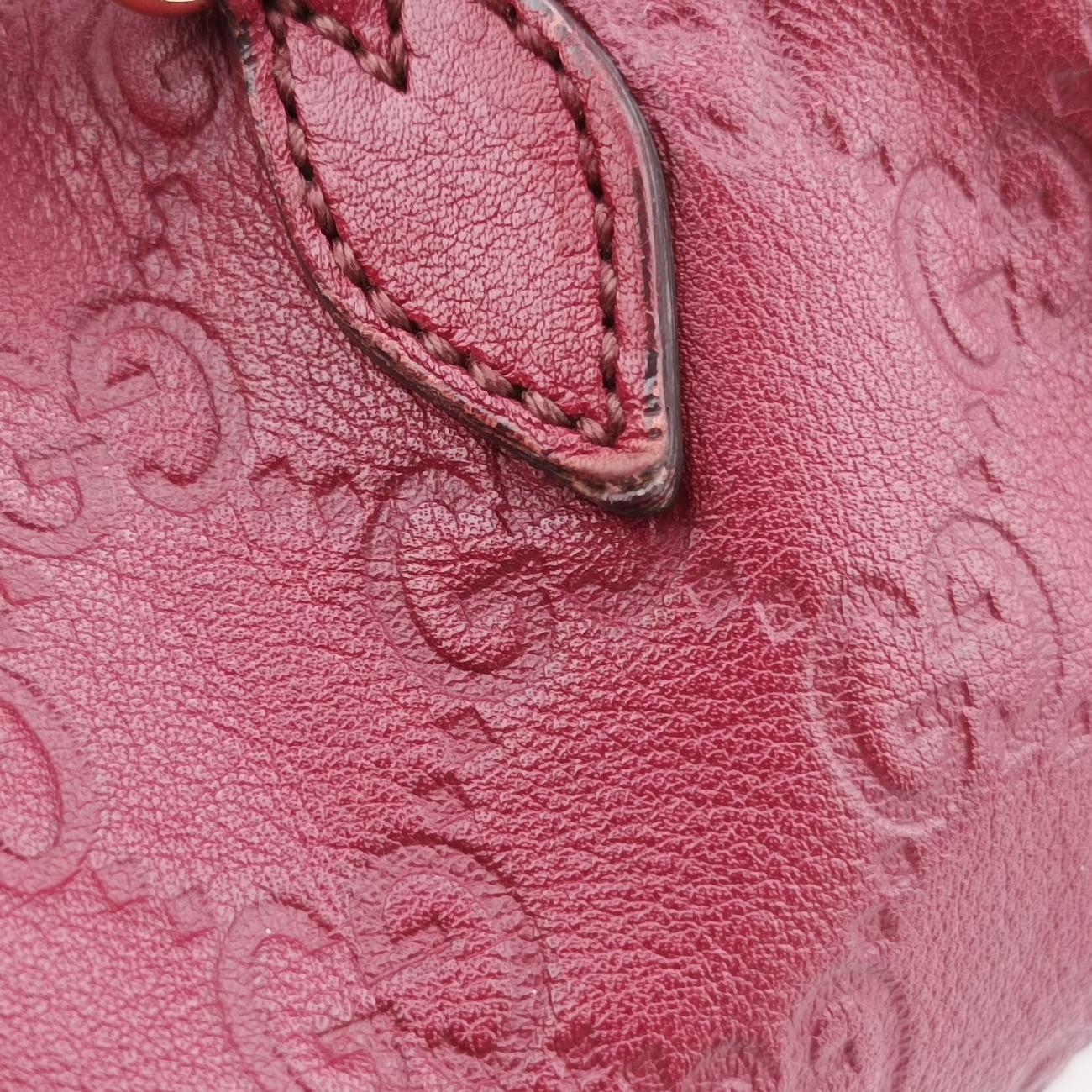 Pre-owned Gucci Bree Red Leather 323671 shoulderbag | stylenewstar