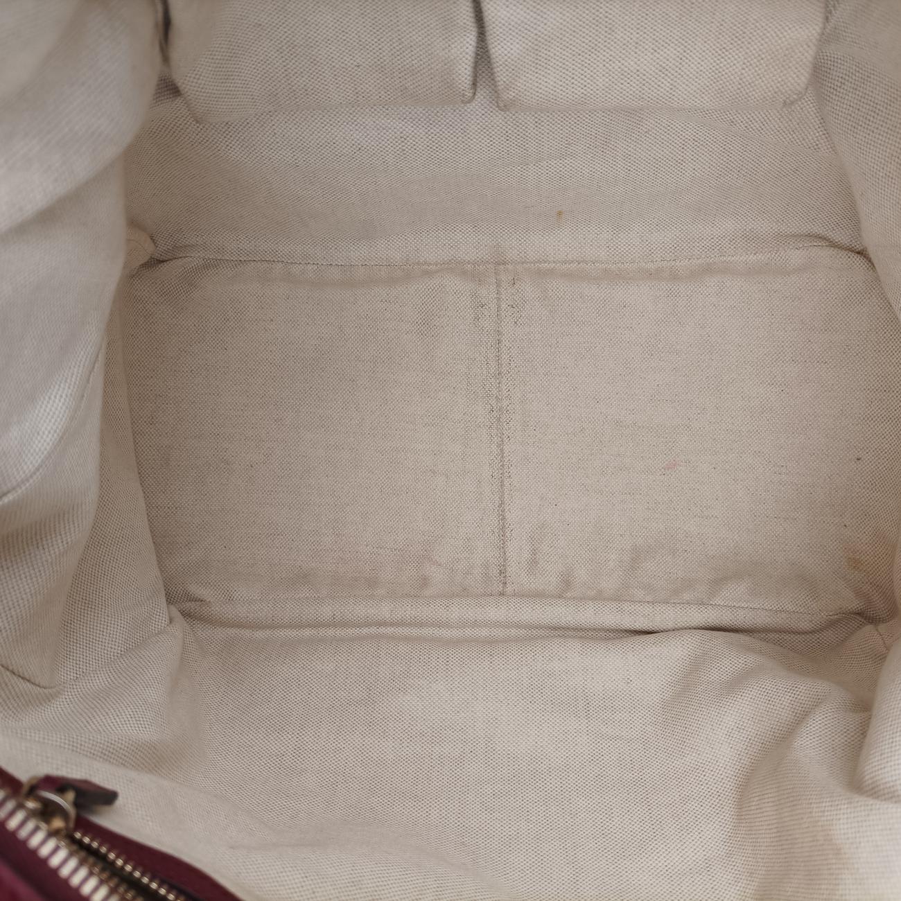 Pre-owned Gucci Bree Red Leather 323671 shoulderbag | stylenewstar