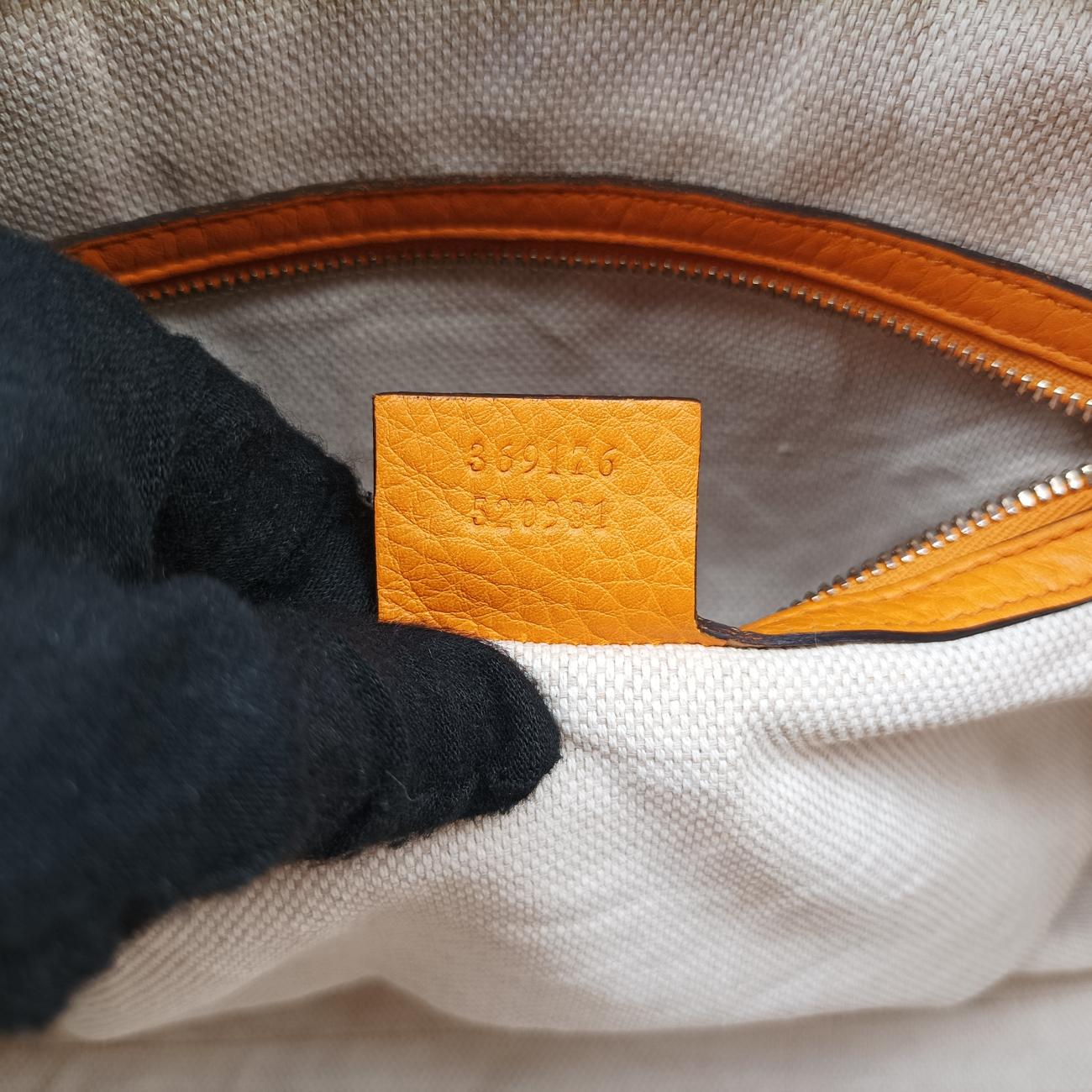 Pre-owned Gucci Soho Orange Leather 369176 shoulderbag | stylenewstar