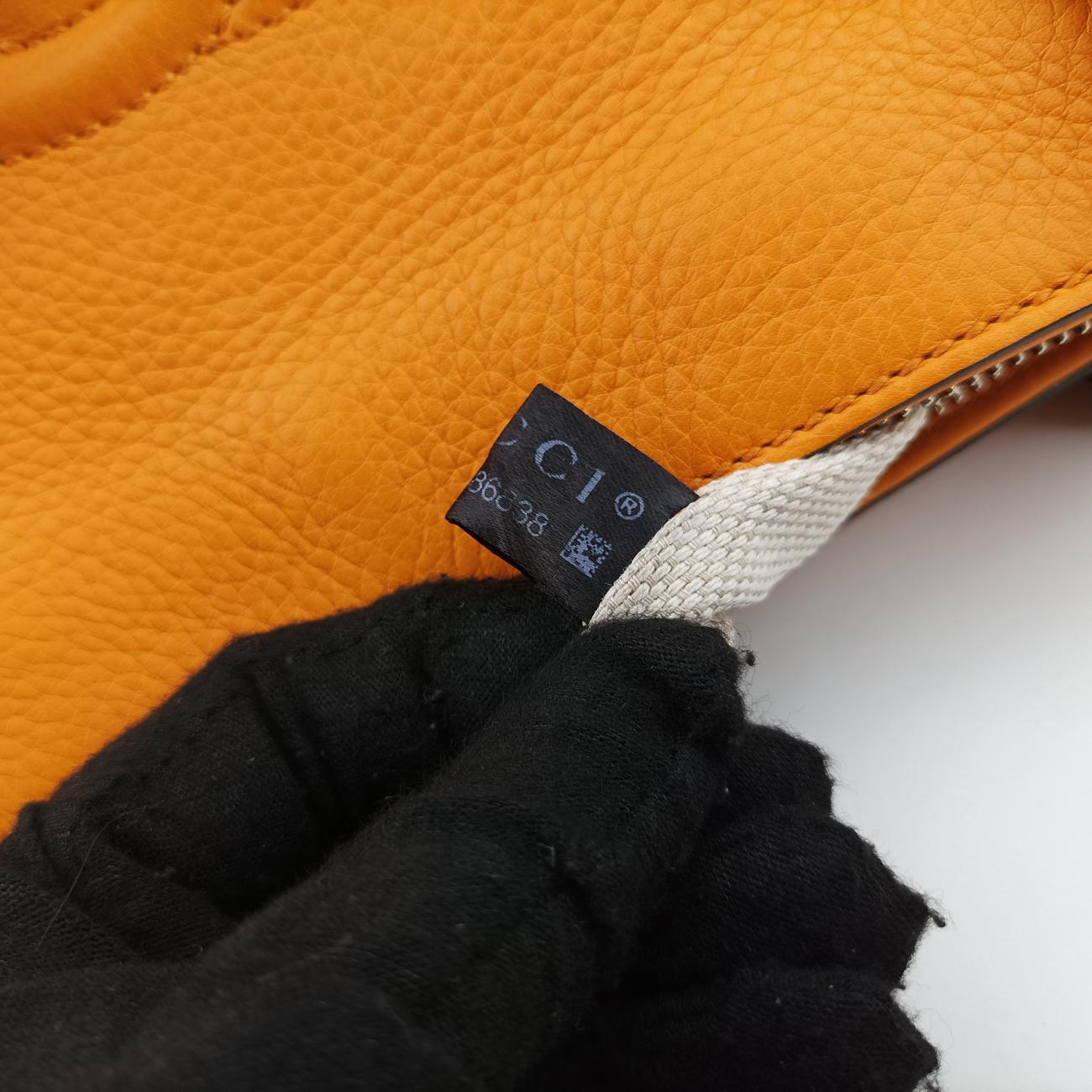 Pre-owned Gucci Soho Orange Leather 369176 shoulderbag | stylenewstar