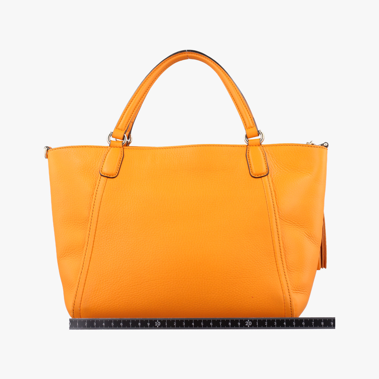 Pre-owned Gucci Soho Orange Leather 369176 shoulderbag | stylenewstar