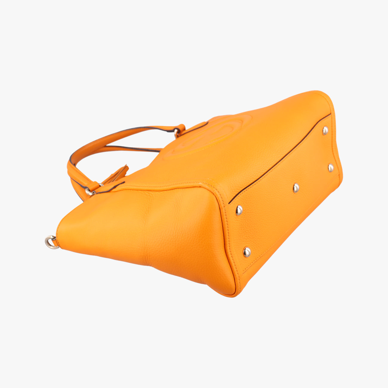 Pre-owned Gucci Soho Orange Leather 369176 shoulderbag | stylenewstar