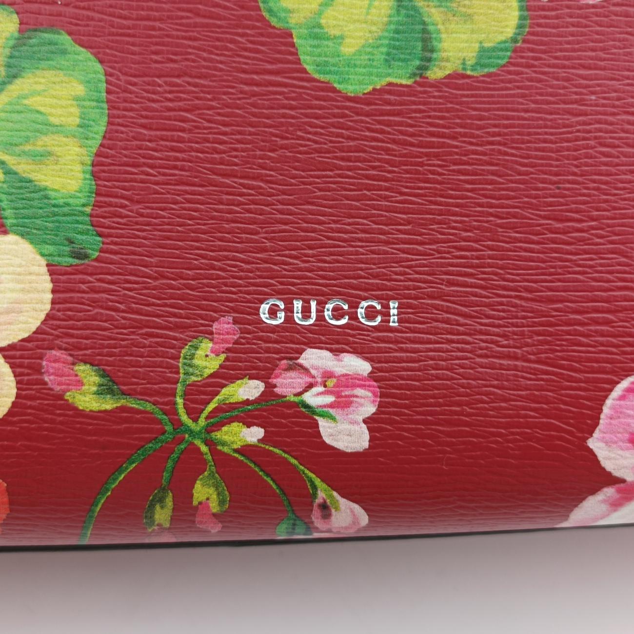 Secondhand Gucci Bamboo Daily Red×Multicolour Leather 392013 shoulderbag | stylenewstar
