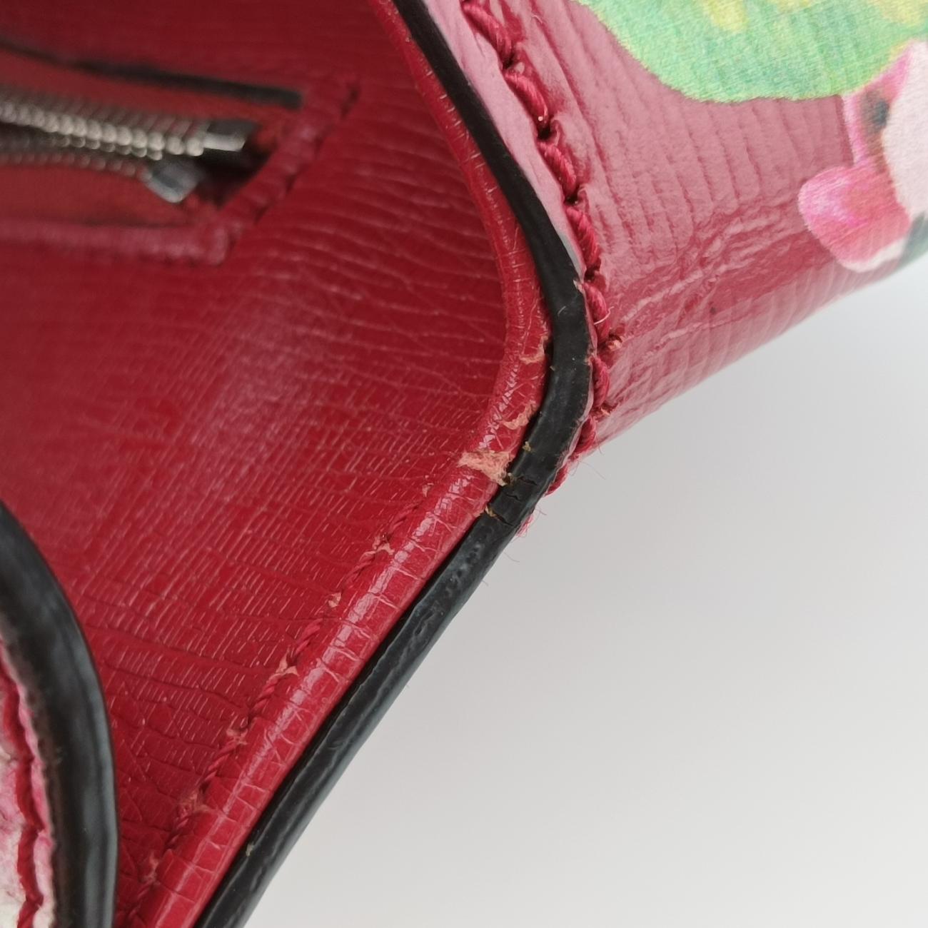 Secondhand Gucci Bamboo Daily Red×Multicolour Leather 392013 shoulderbag | stylenewstar