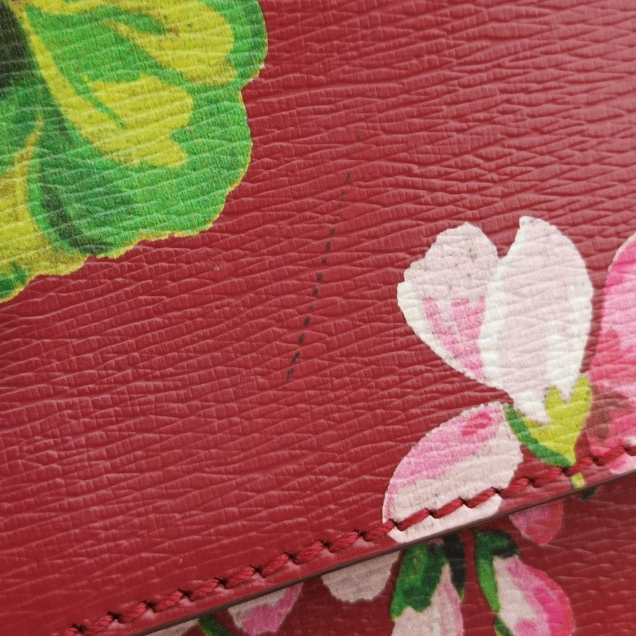 Secondhand Gucci Bamboo Daily Red×Multicolour Leather 392013 shoulderbag | stylenewstar