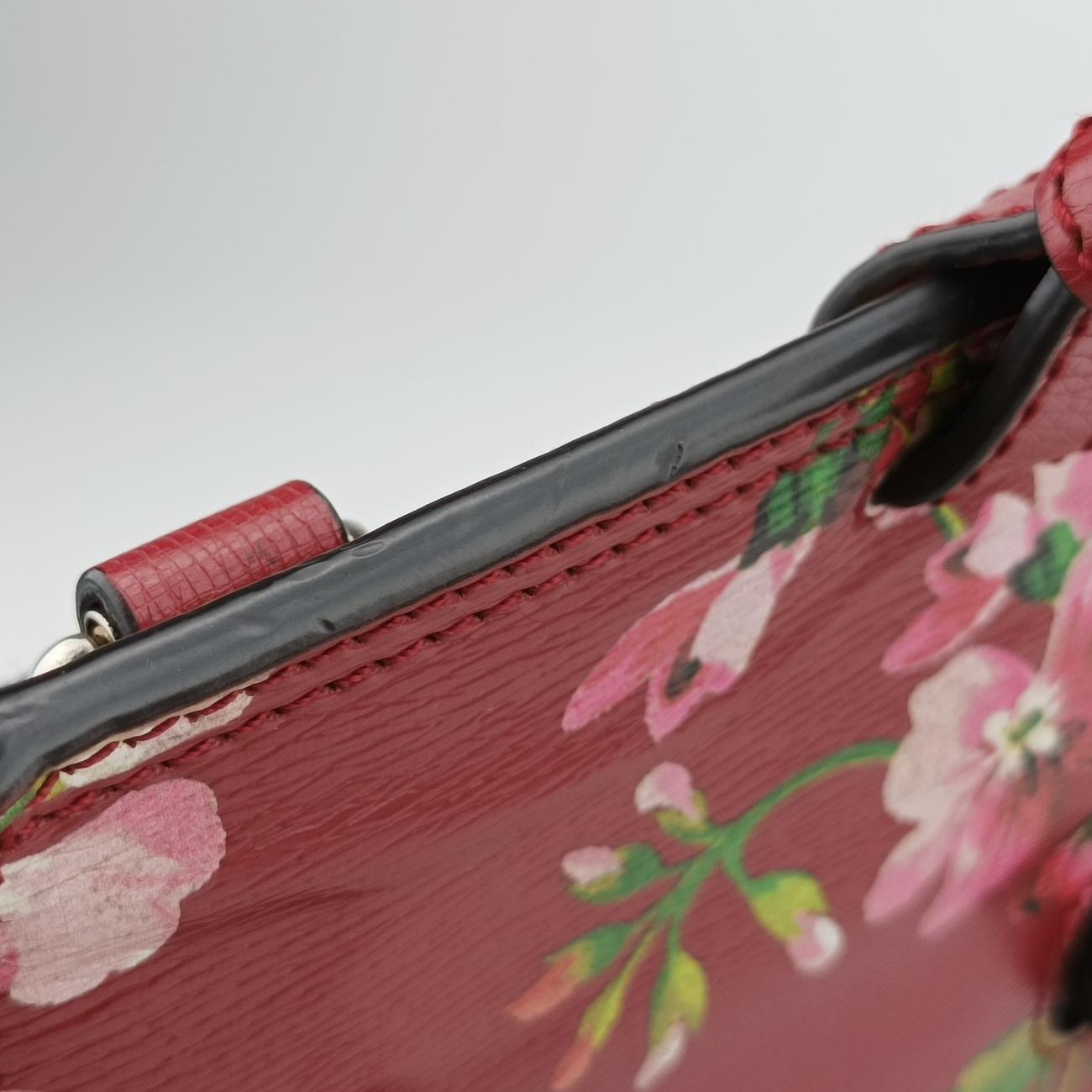 Secondhand Gucci Bamboo Daily Red×Multicolour Leather 392013 shoulderbag | stylenewstar