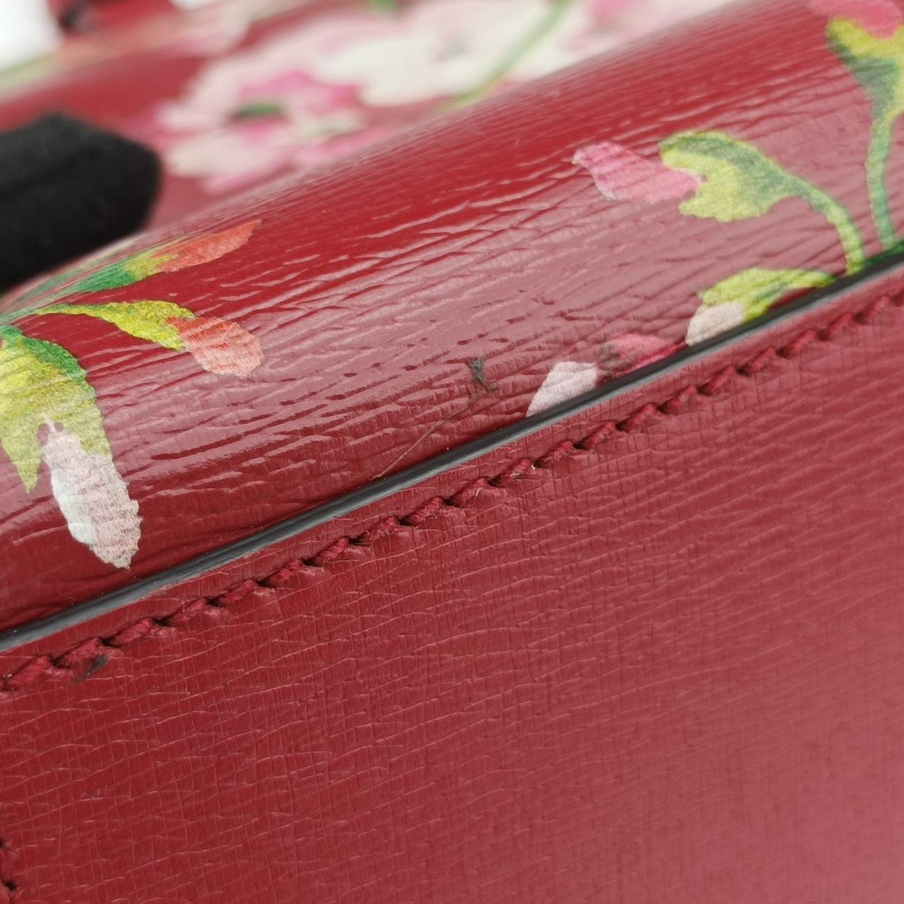 Secondhand Gucci Bamboo Daily Red×Multicolour Leather 392013 shoulderbag | stylenewstar