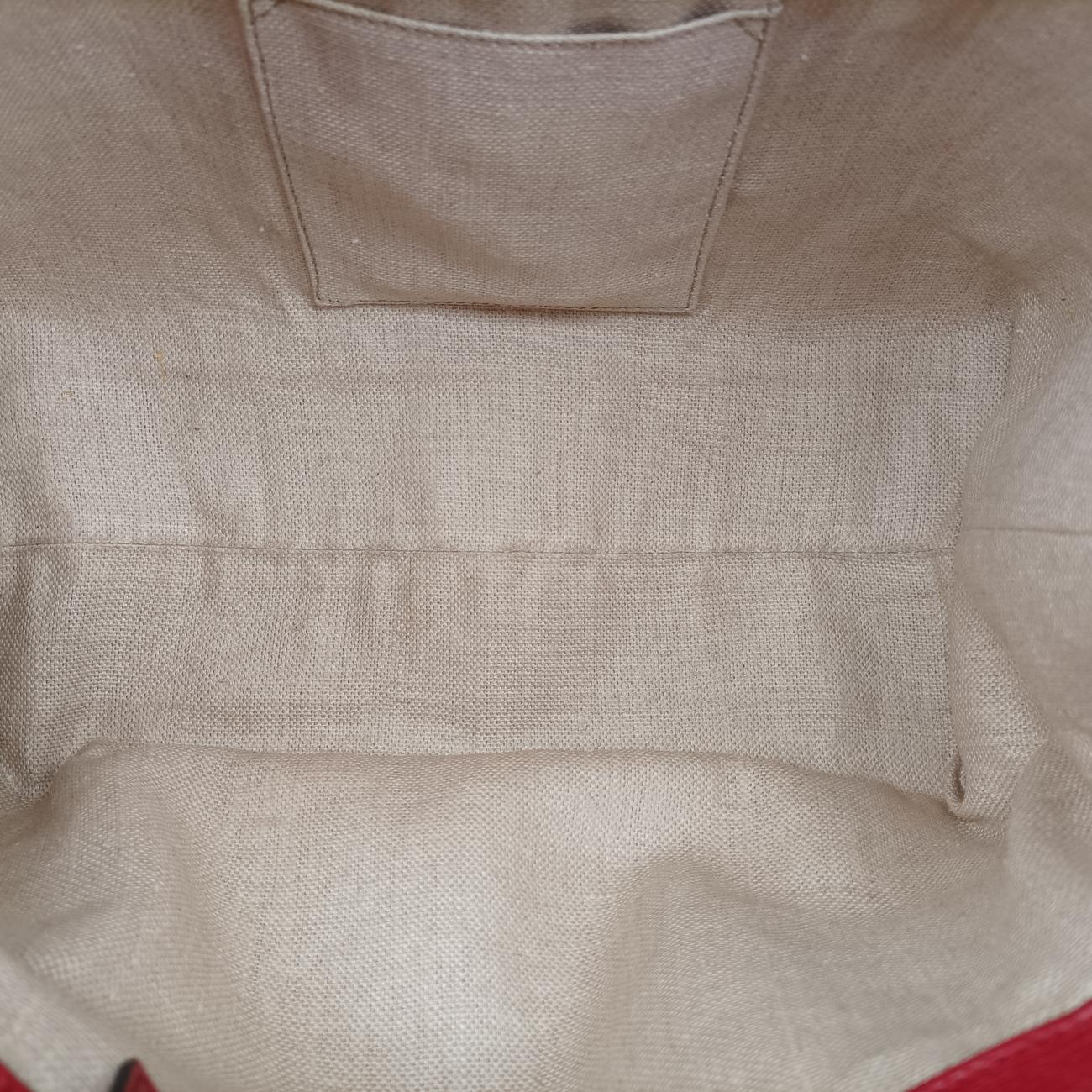 Secondhand Gucci Bamboo Daily Red×Multicolour Leather 392013 shoulderbag | stylenewstar